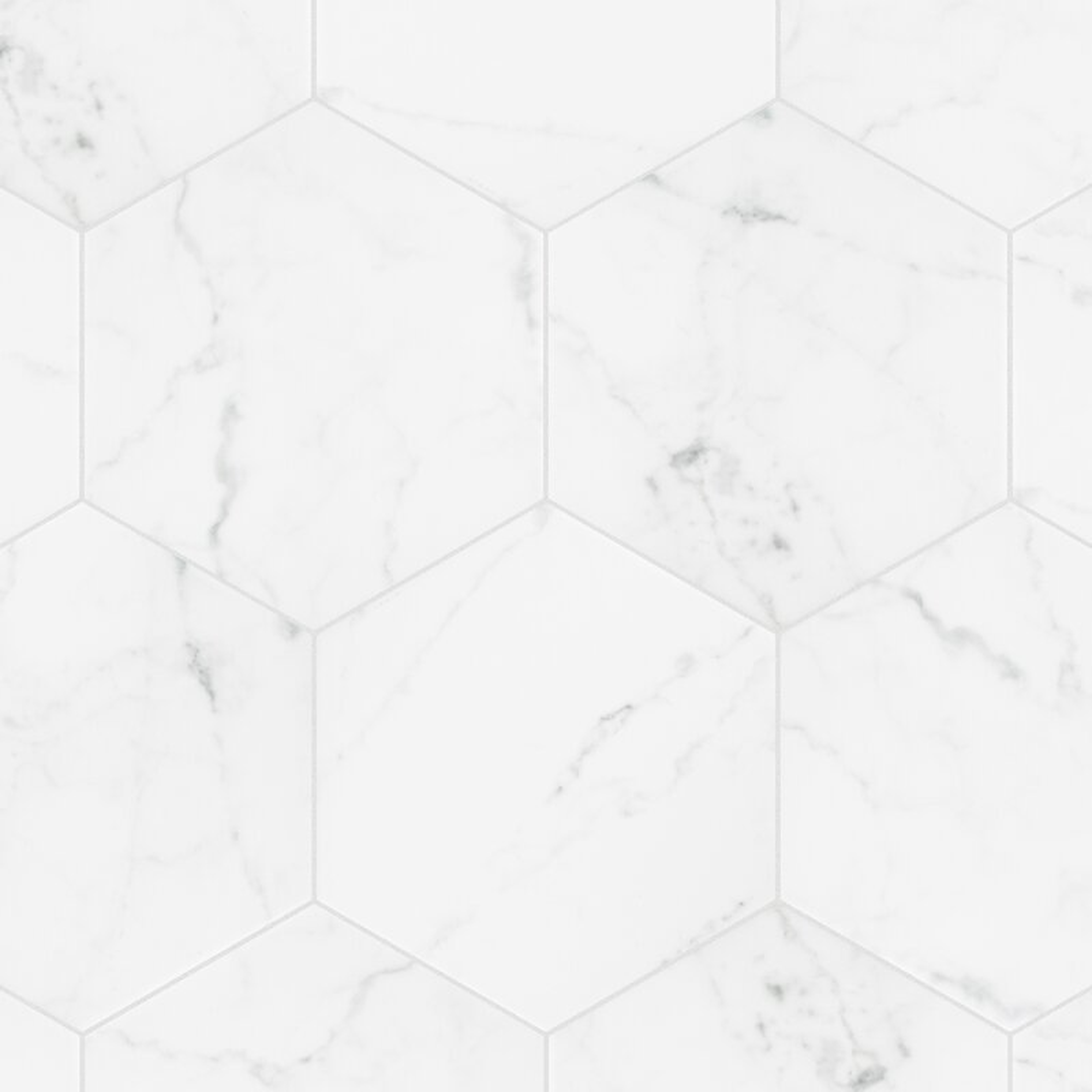 Karra Carrara 7" x 8" Porcelain Field Tile - AllModern