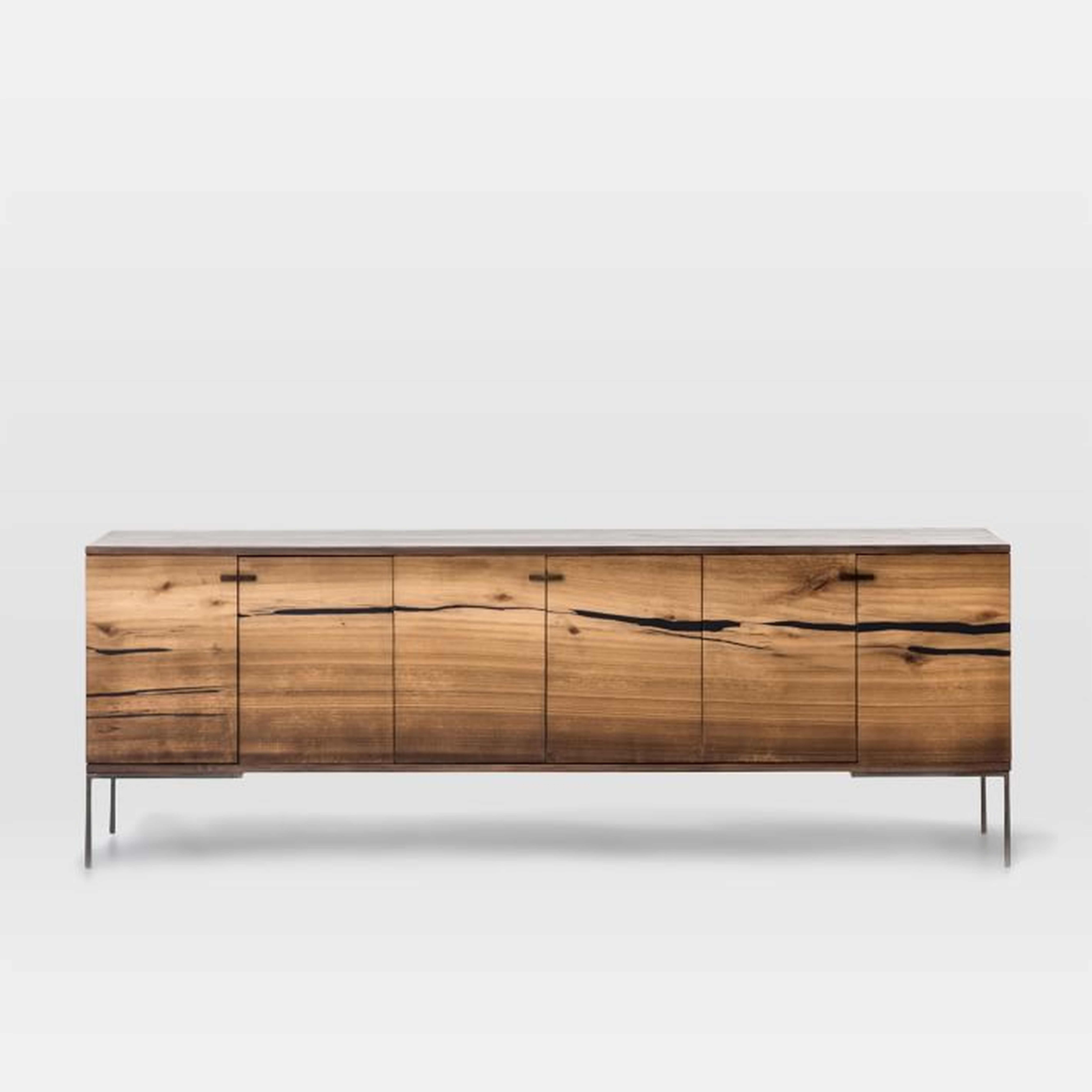 Natural Wood Media Console - West Elm