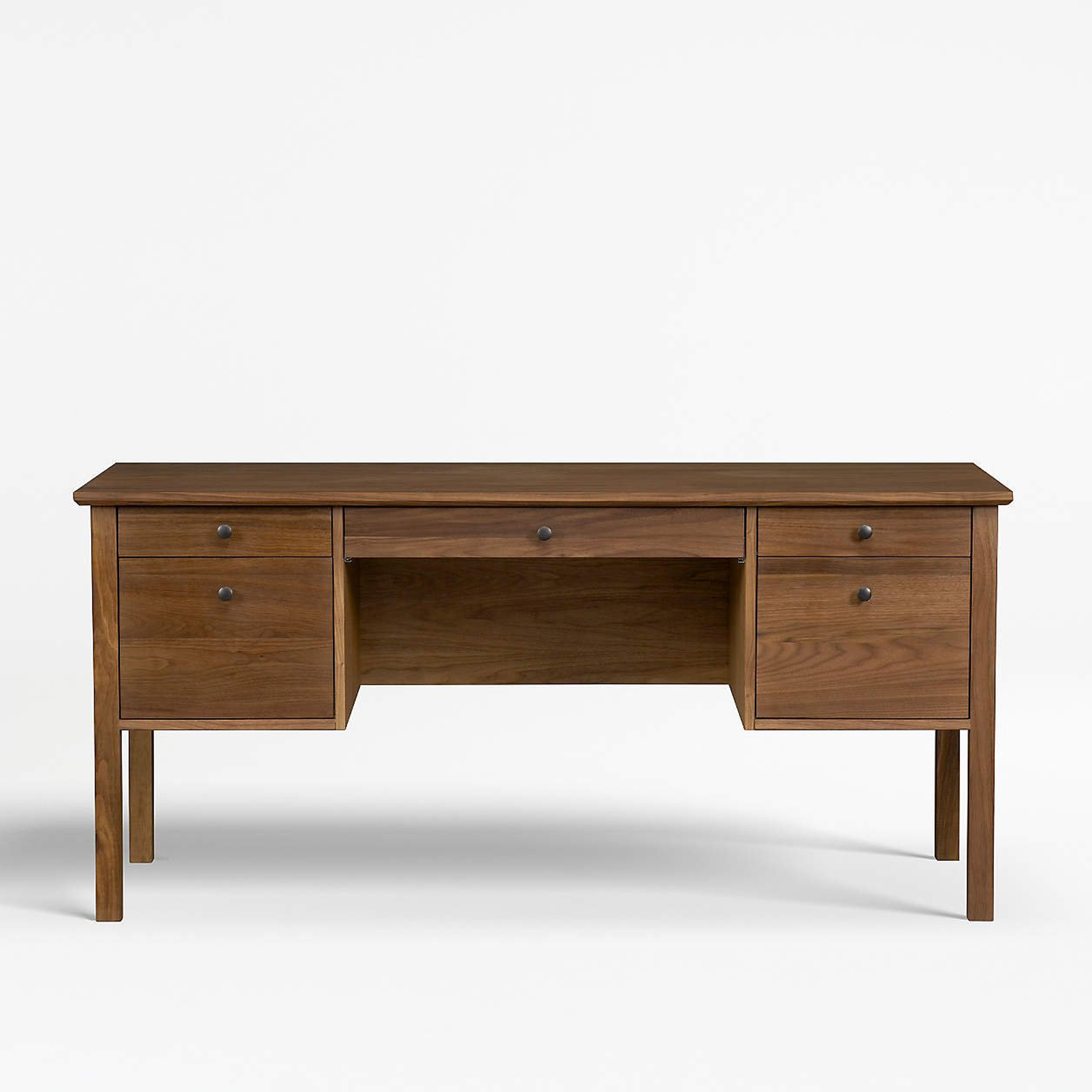 Ainsworth Walnut Executive Desk - Crate and Barrel