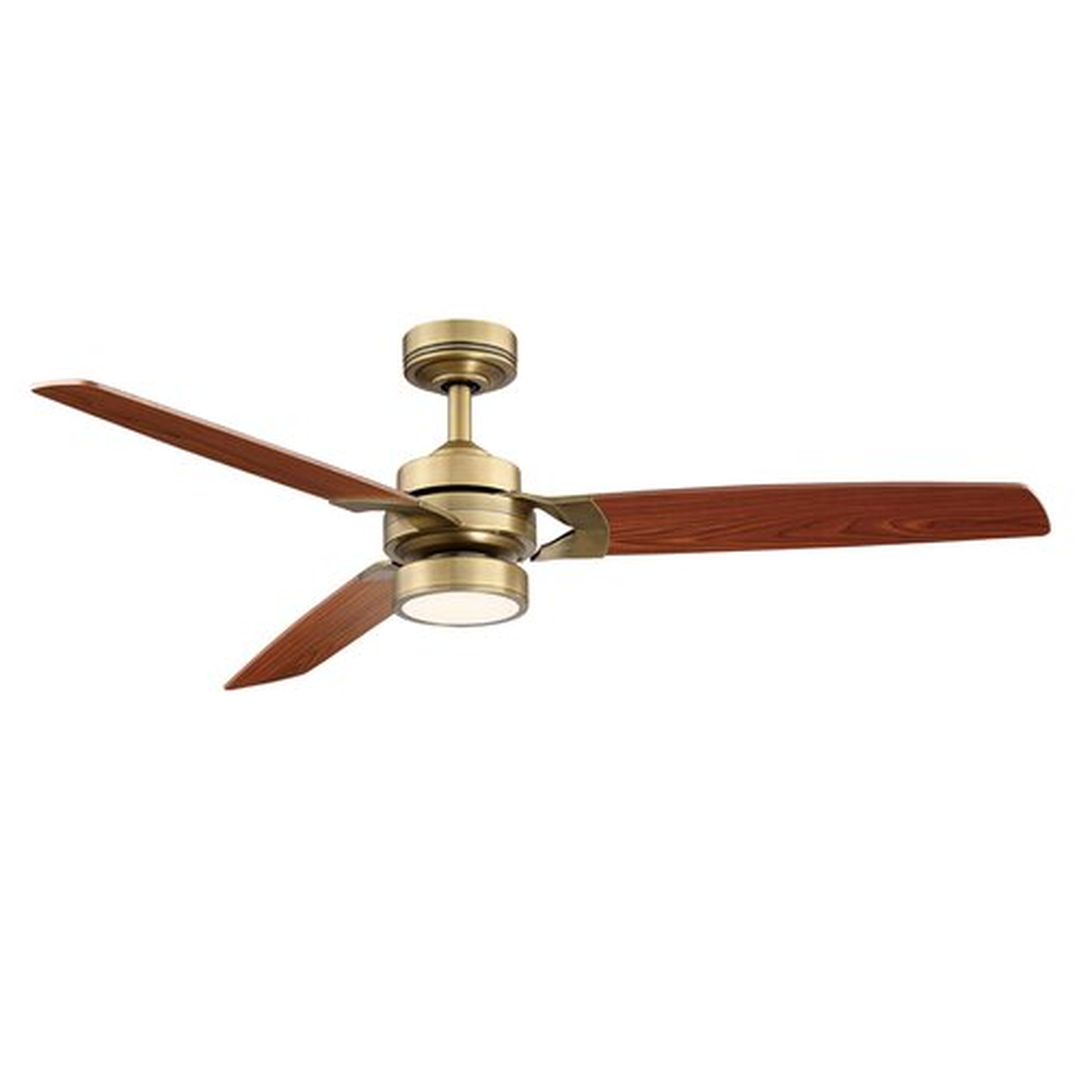 Gaye 3 Blade LED Ceiling Fan with Remote, Light Kit Included - Wayfair