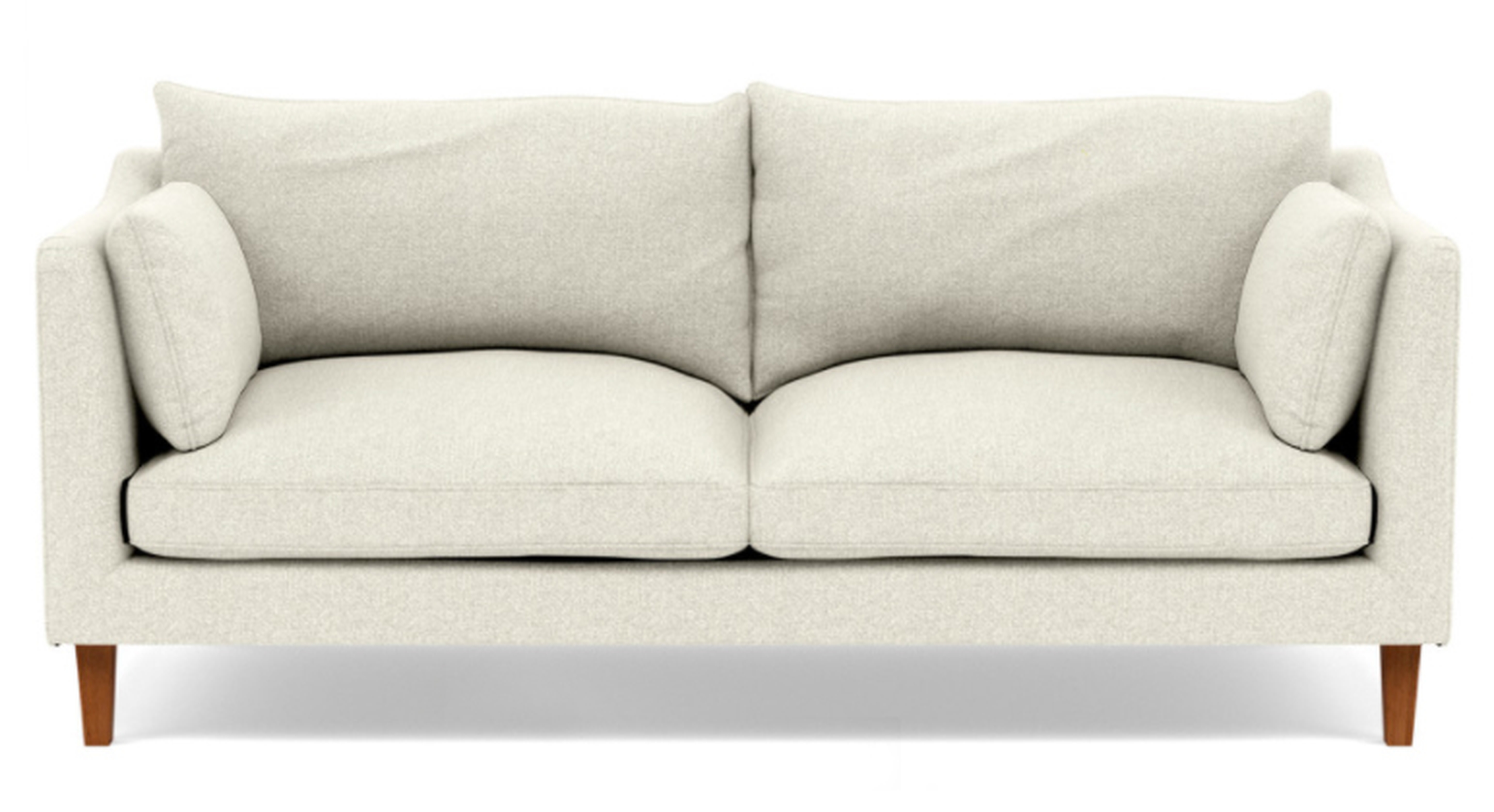 Caitlin by the Everygirl Custom Sofa, 91"L, Vanilla - Interior Define