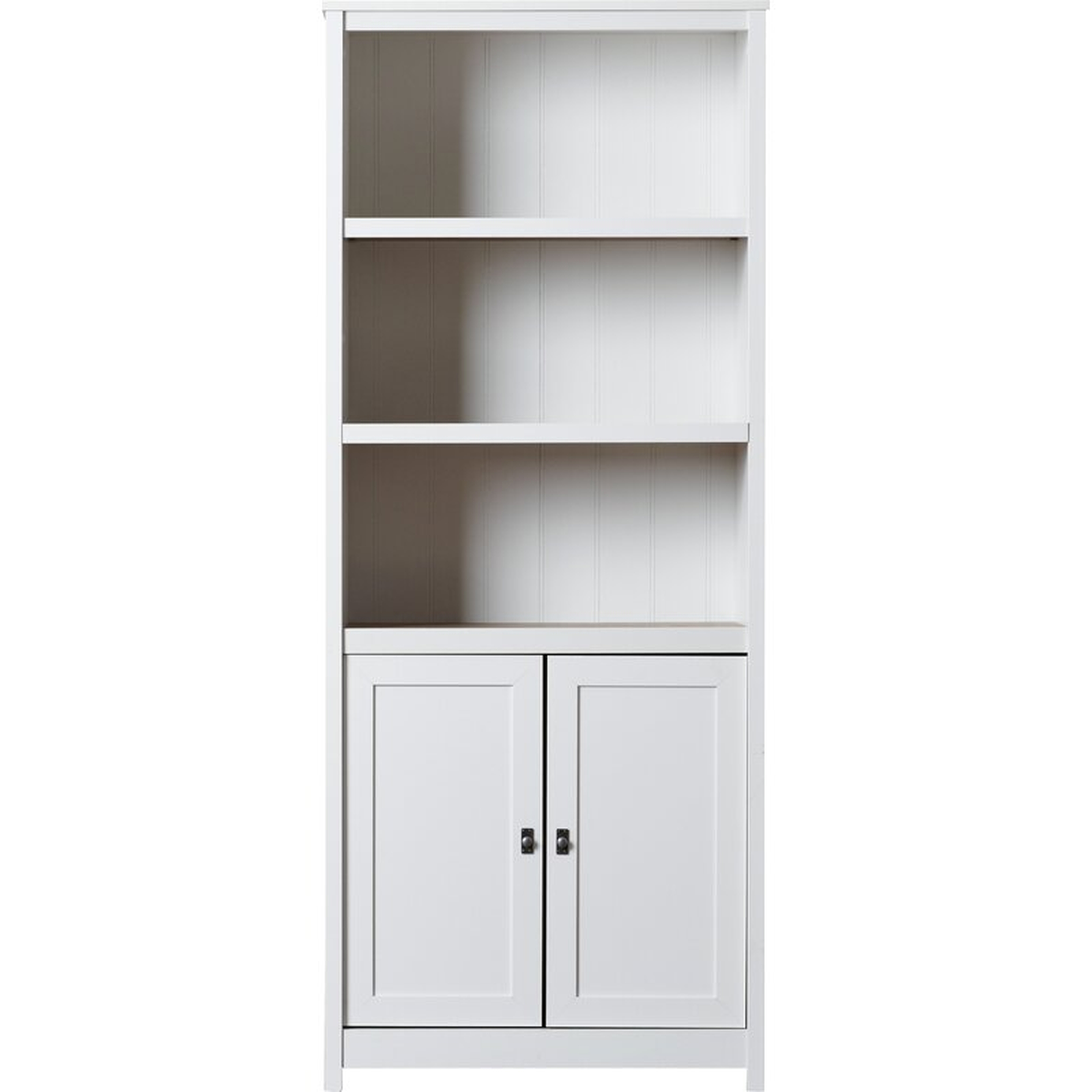 Myrasol Standard Bookcase, White - Wayfair