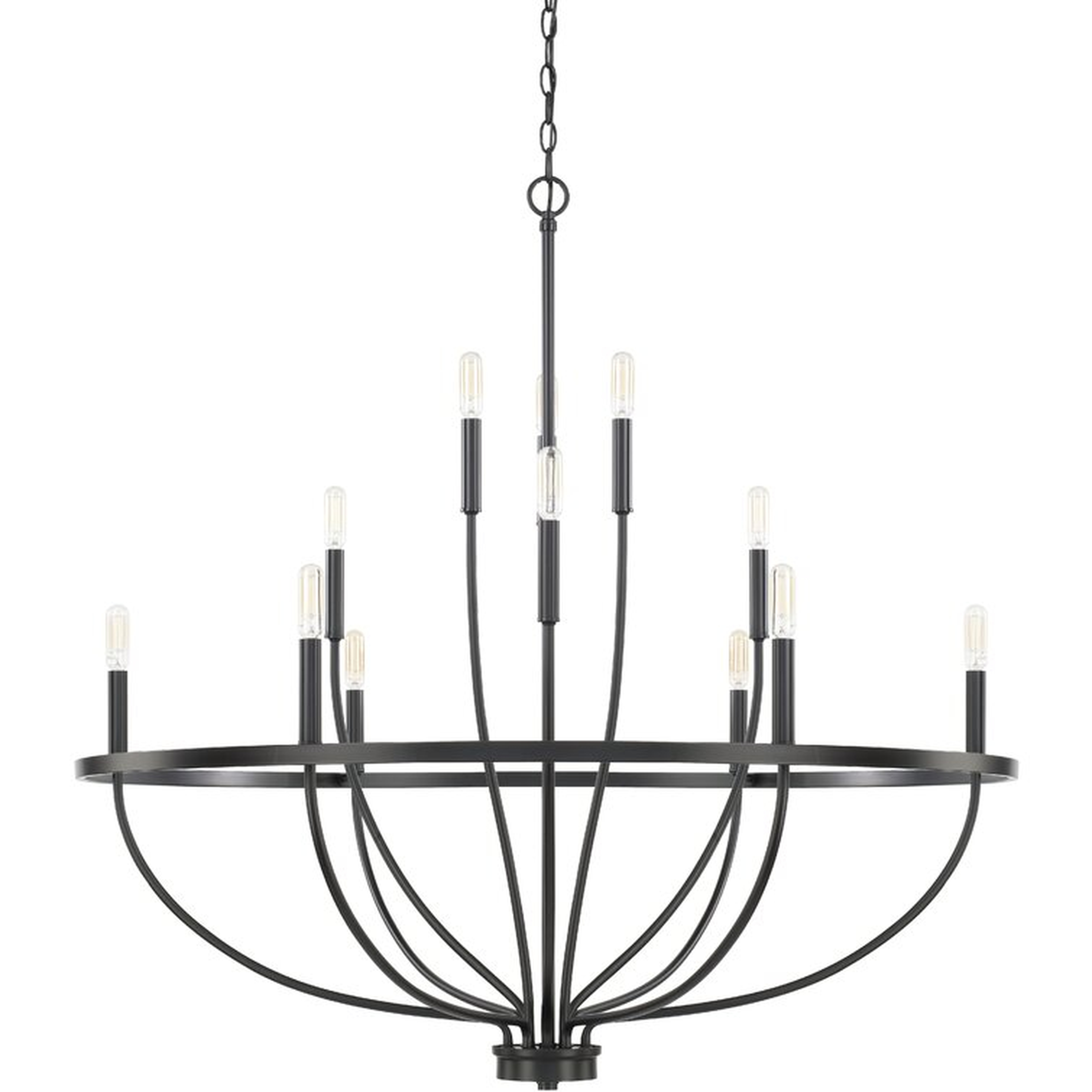 Babson Candle Style Wagon Wheel Chandelier - Wayfair
