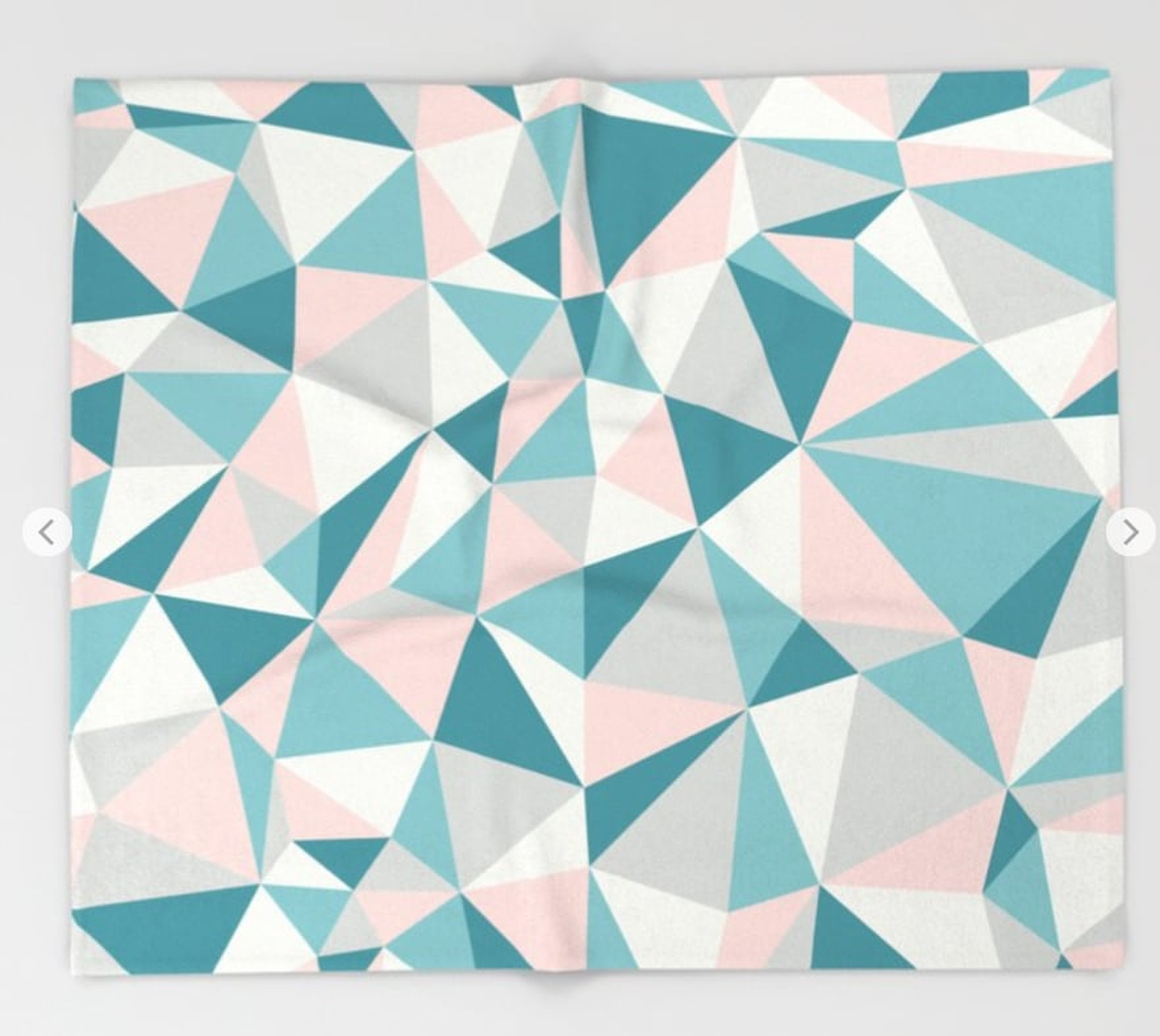 Fractured Triangle Pattern Throw Blanket - Society6