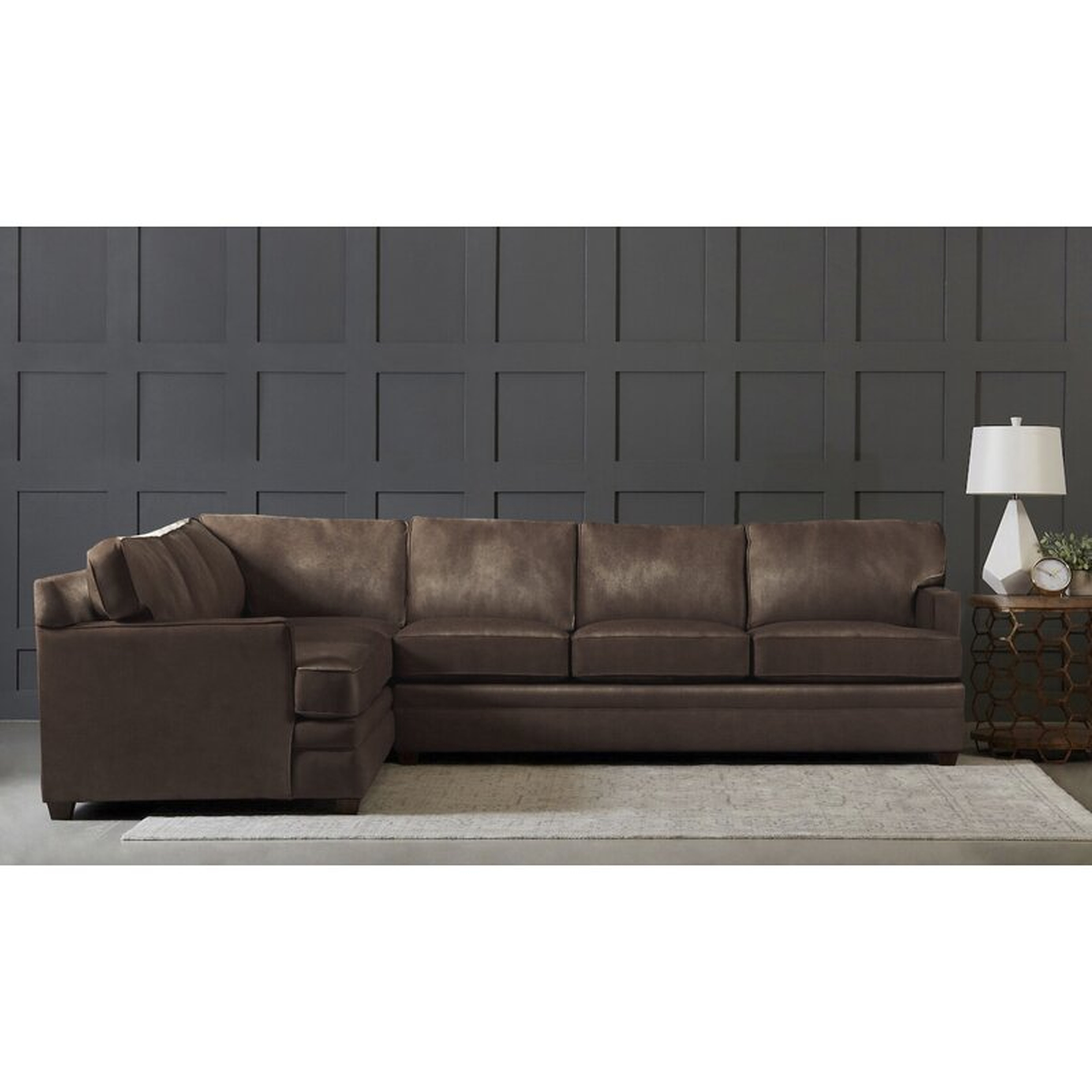 Leather Sectional - Wayfair Custom Upholstery™ - Wayfair