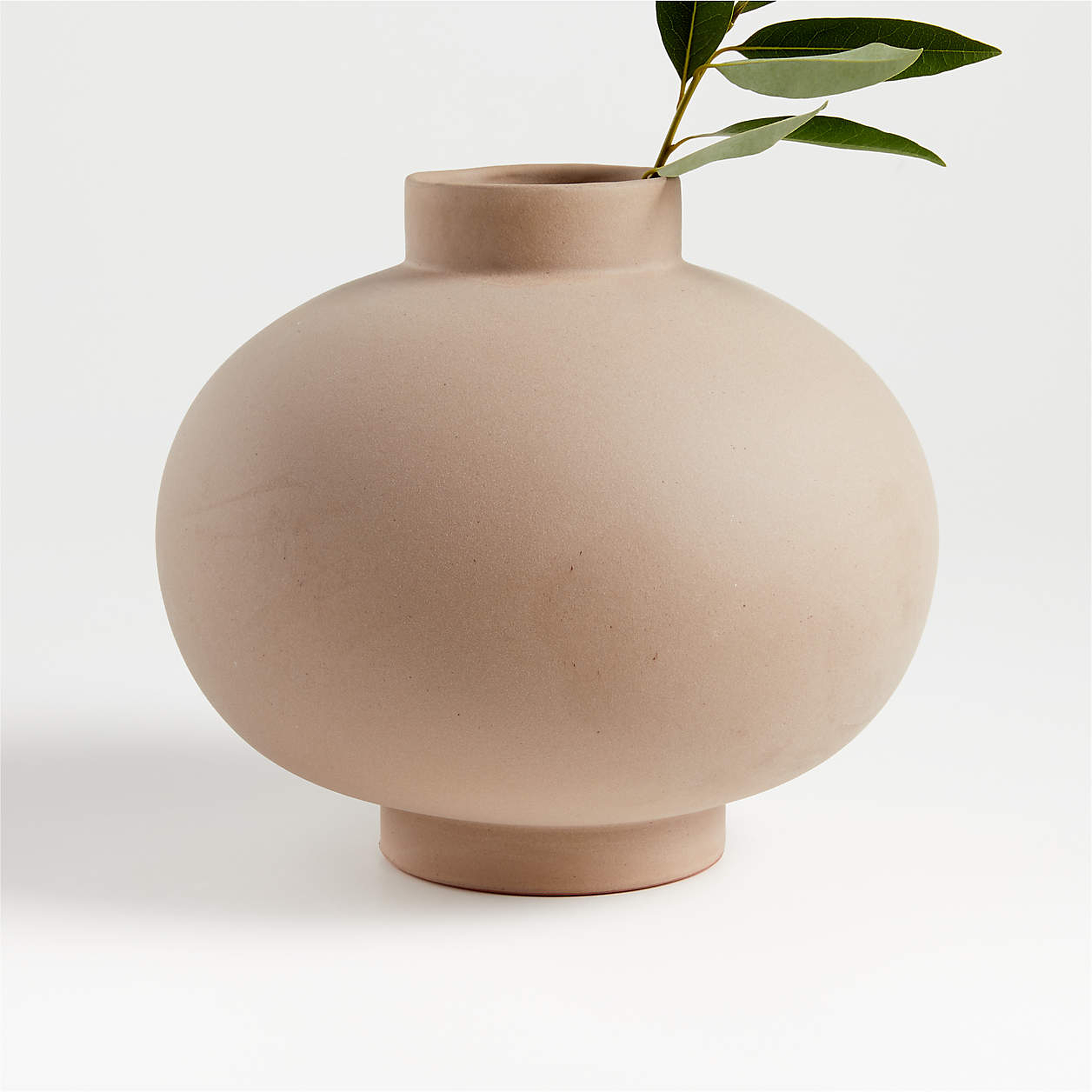 Full Moon Clay Vase - Crate and Barrel