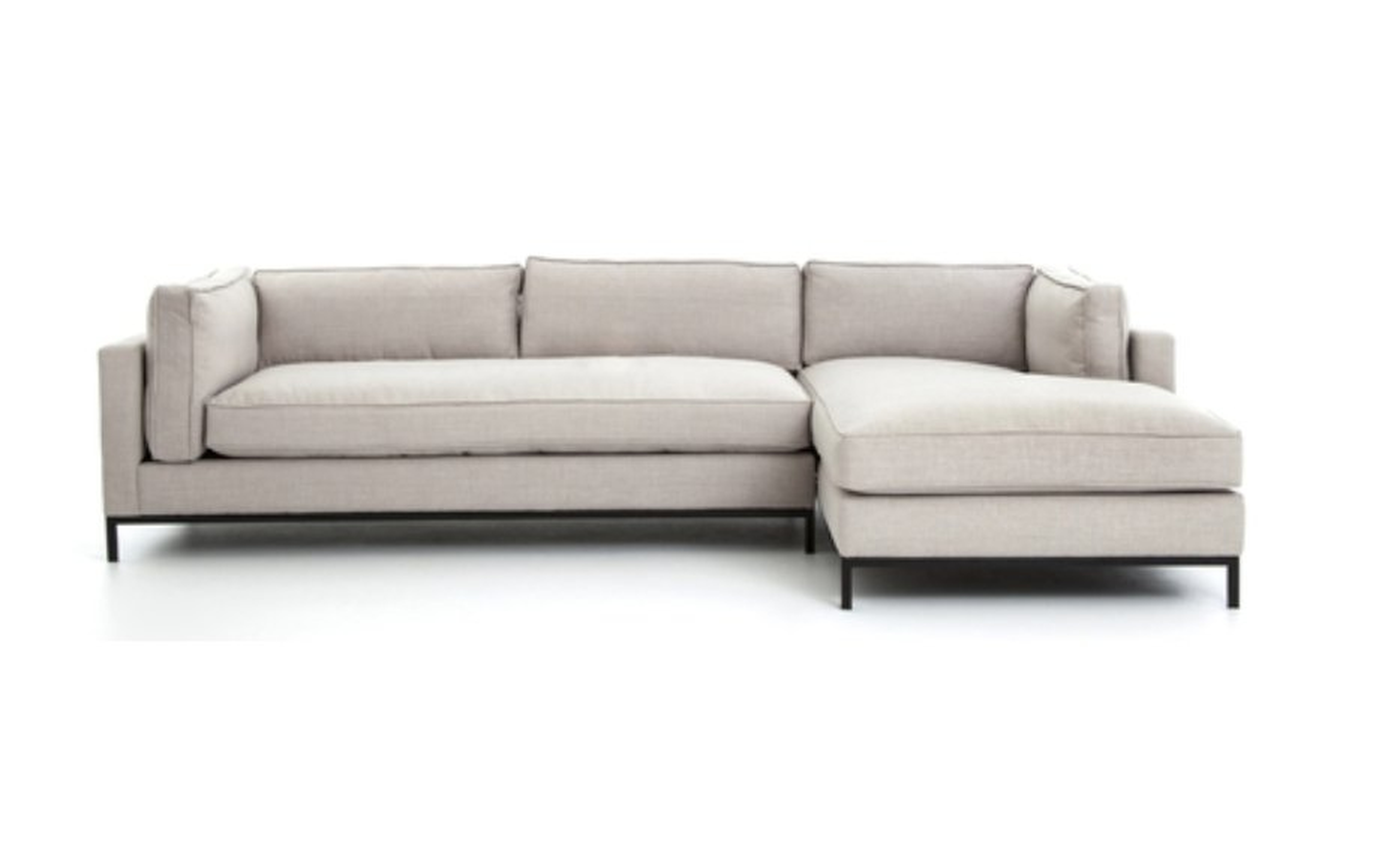 FRITZIE SECTIONAL, NATURAL (Right-Facing) - Lulu and Georgia