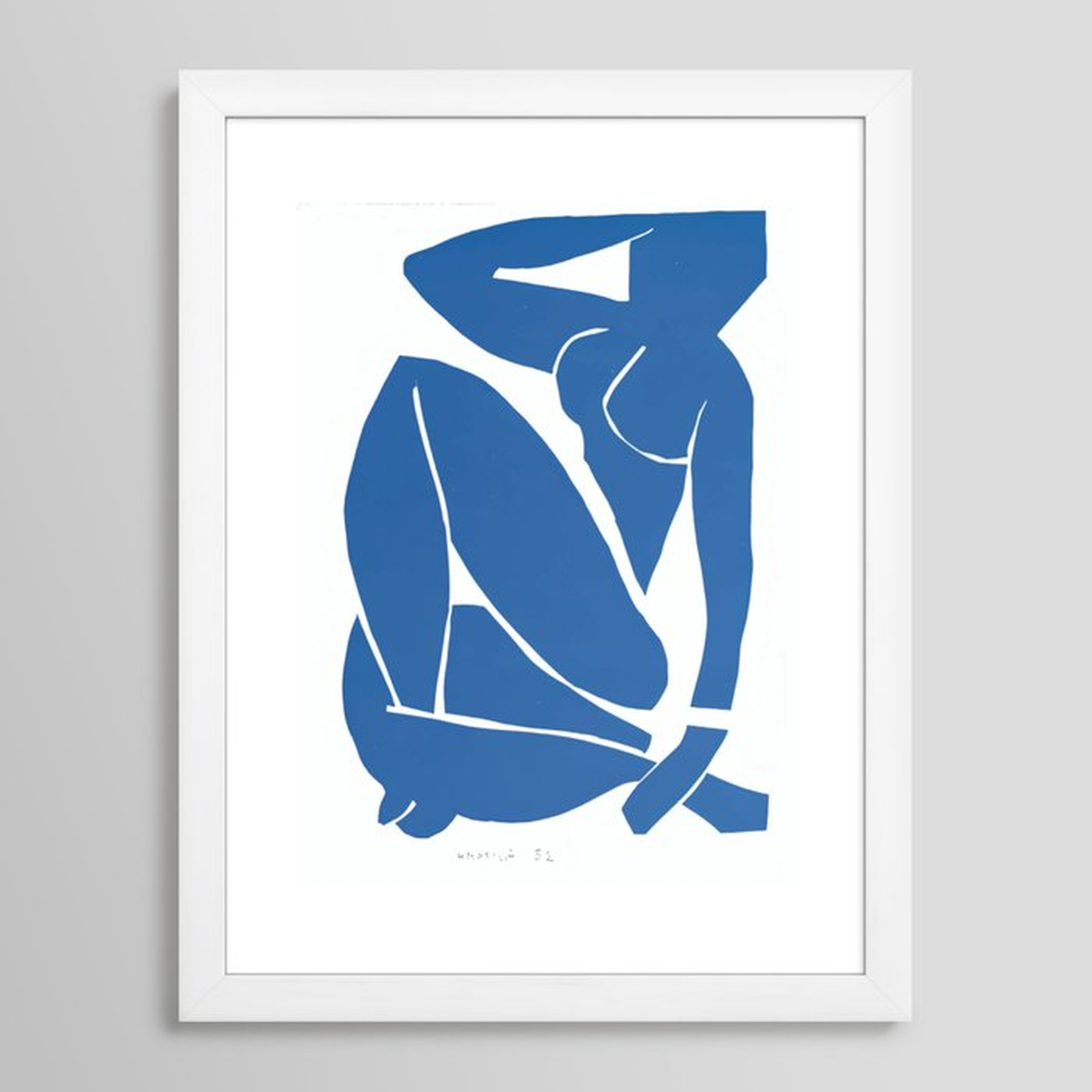 Henri Matisse - Blue Nude IX Framed Art Print - Society6