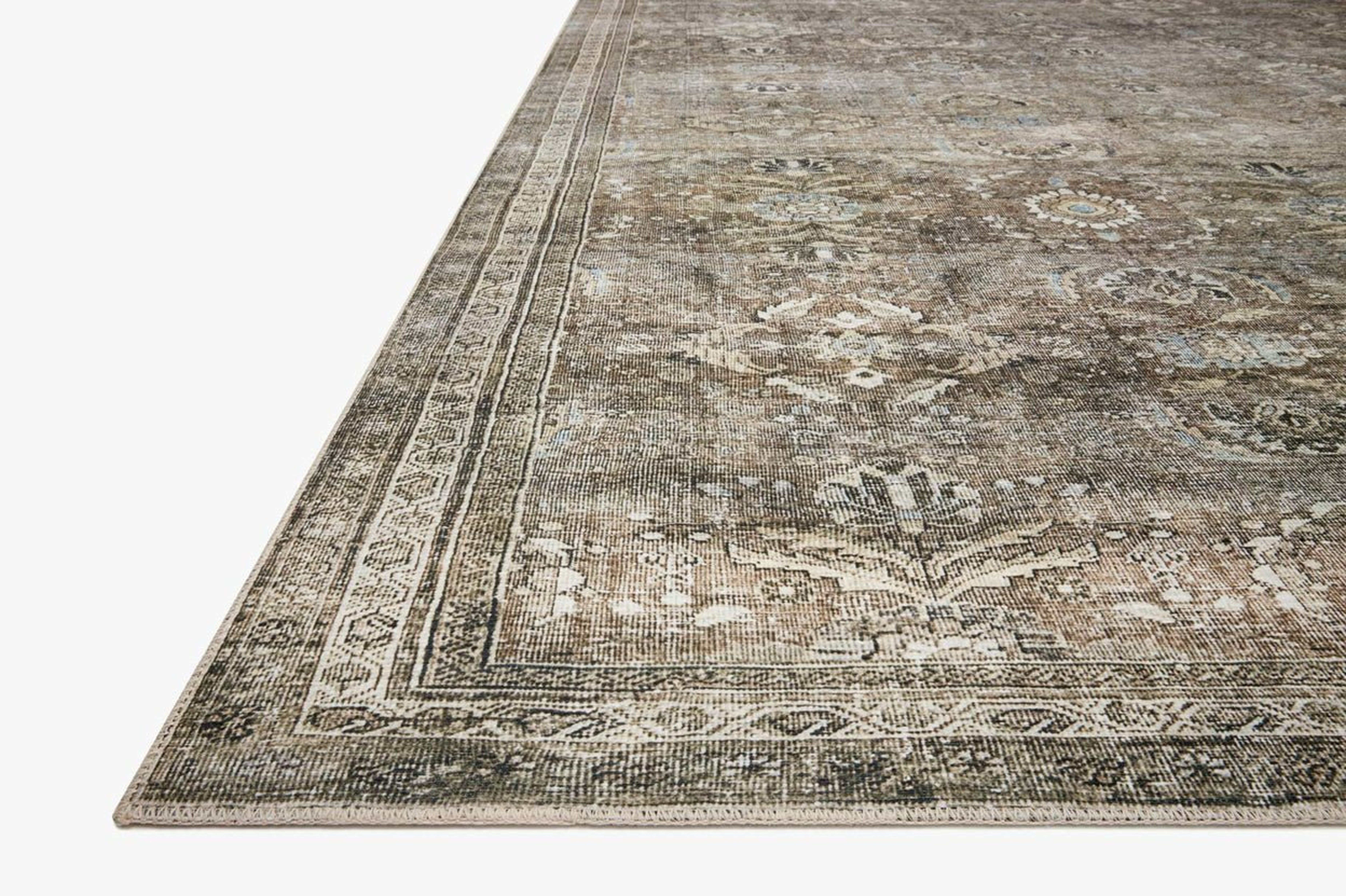 Layla Collection rug - LAY-13 Antique / Moss - Loloi II