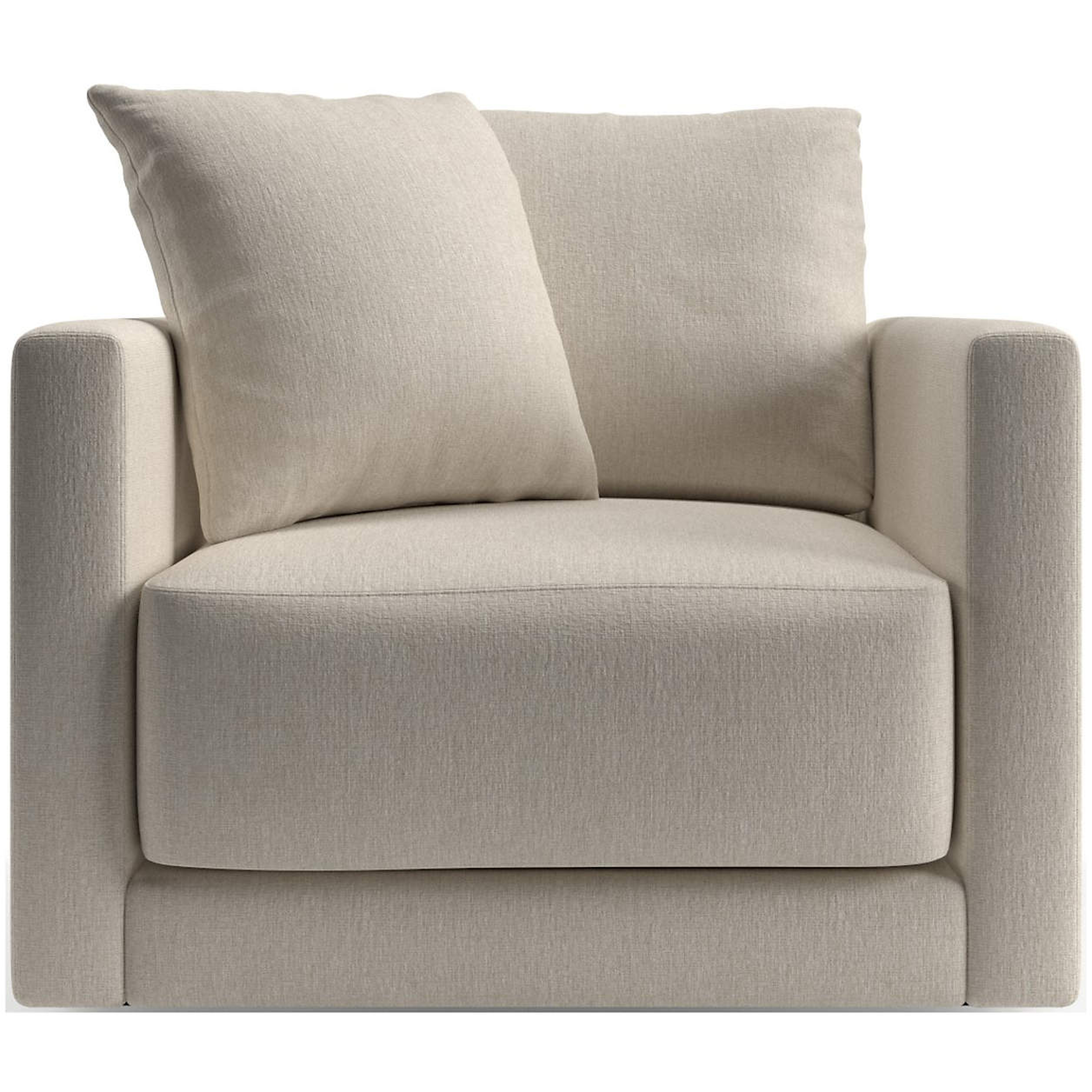 Gather Petite Swivel Chair - Icon Pearl - Crate and Barrel