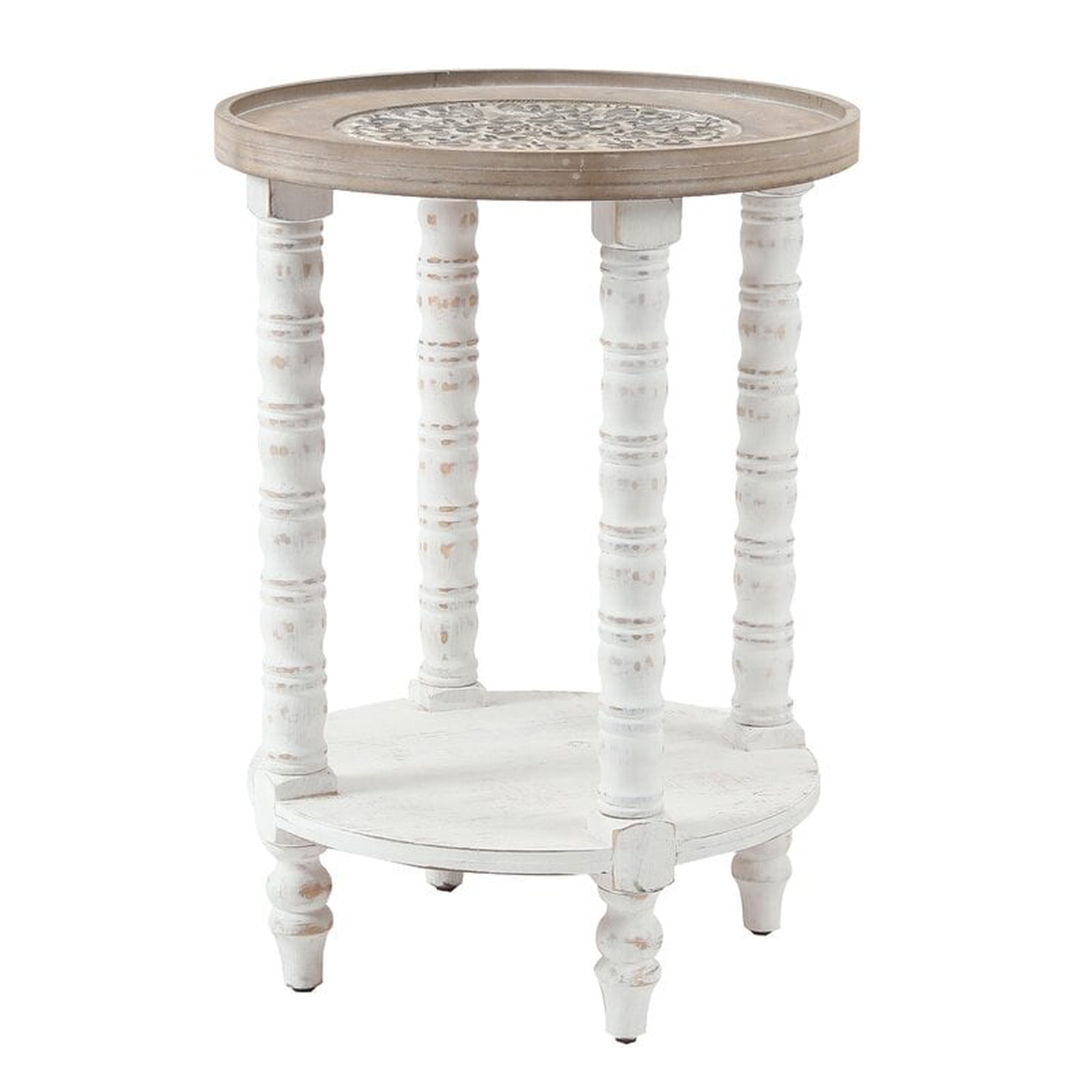 Ozella Solid Wood End Table with Storage - Wayfair