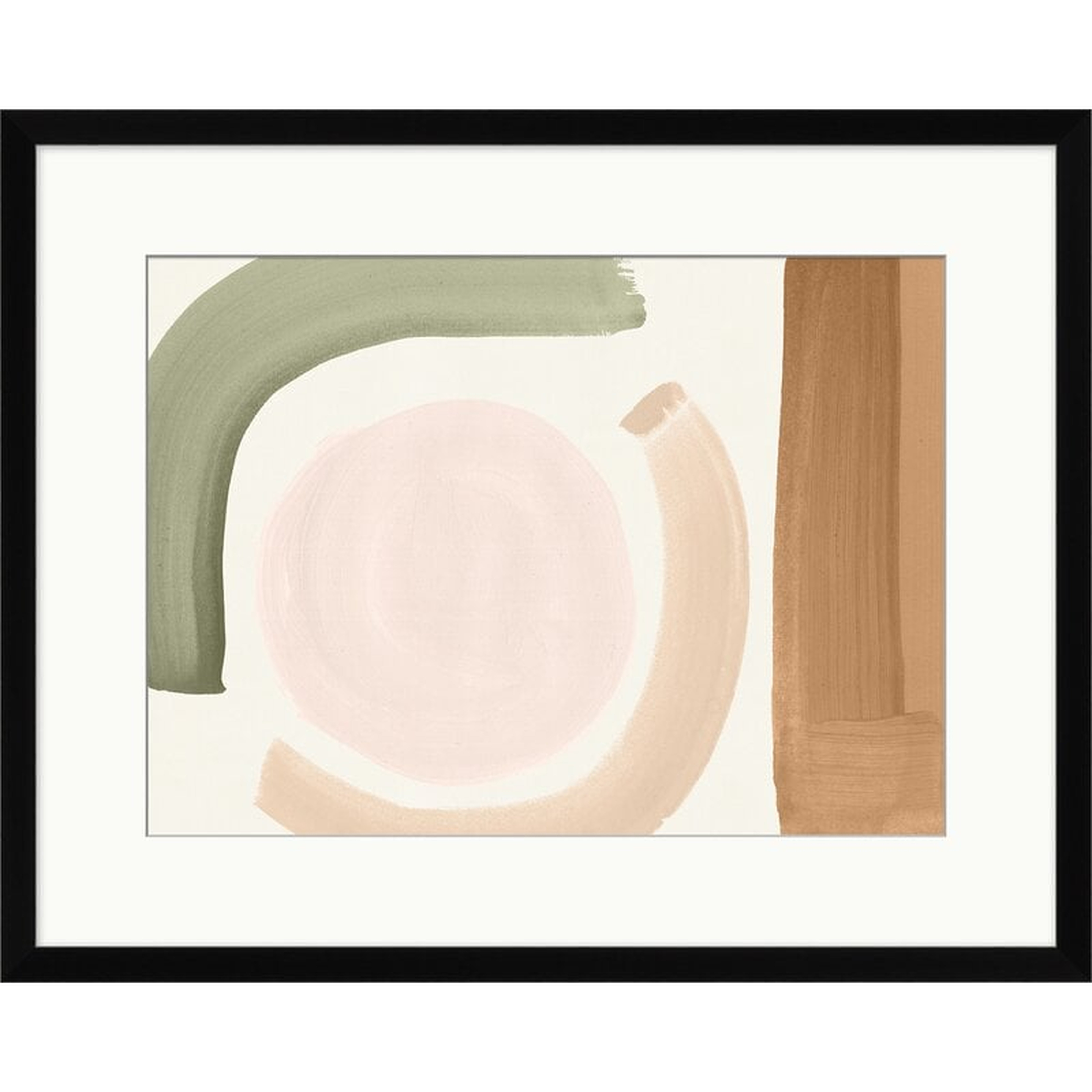 Providence Art Pastel Bounce 4 Format: Brown Framed - Perigold
