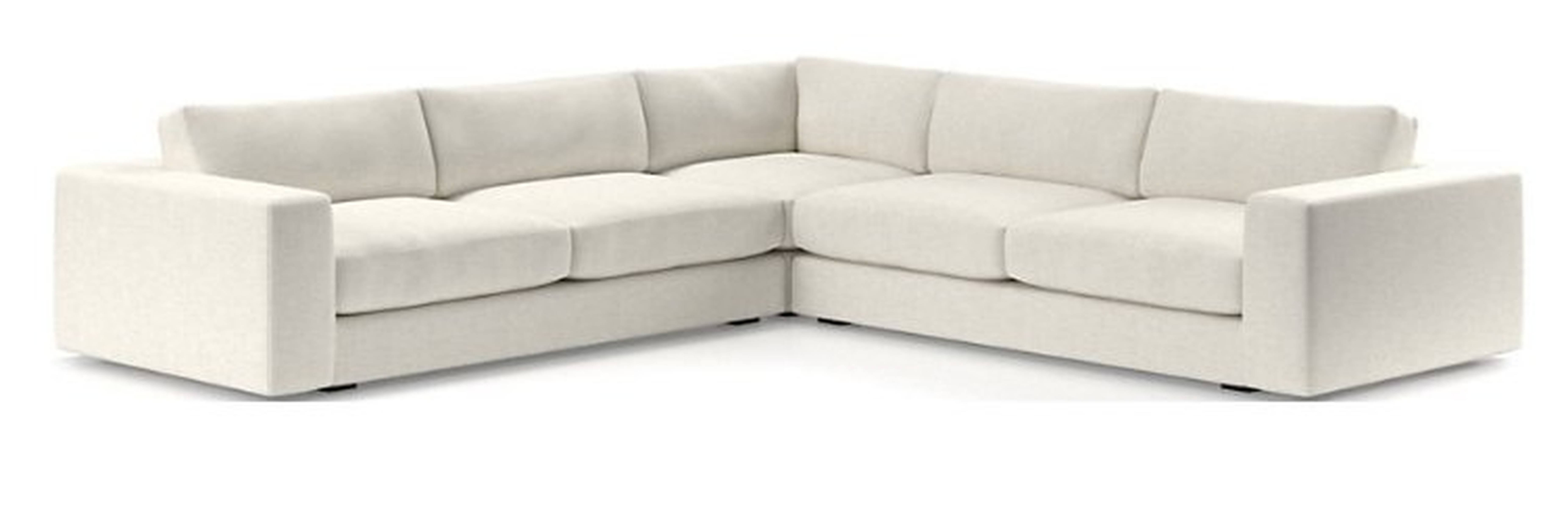 Oceanside 3-Piece Corner Sectional - Crate and Barrel