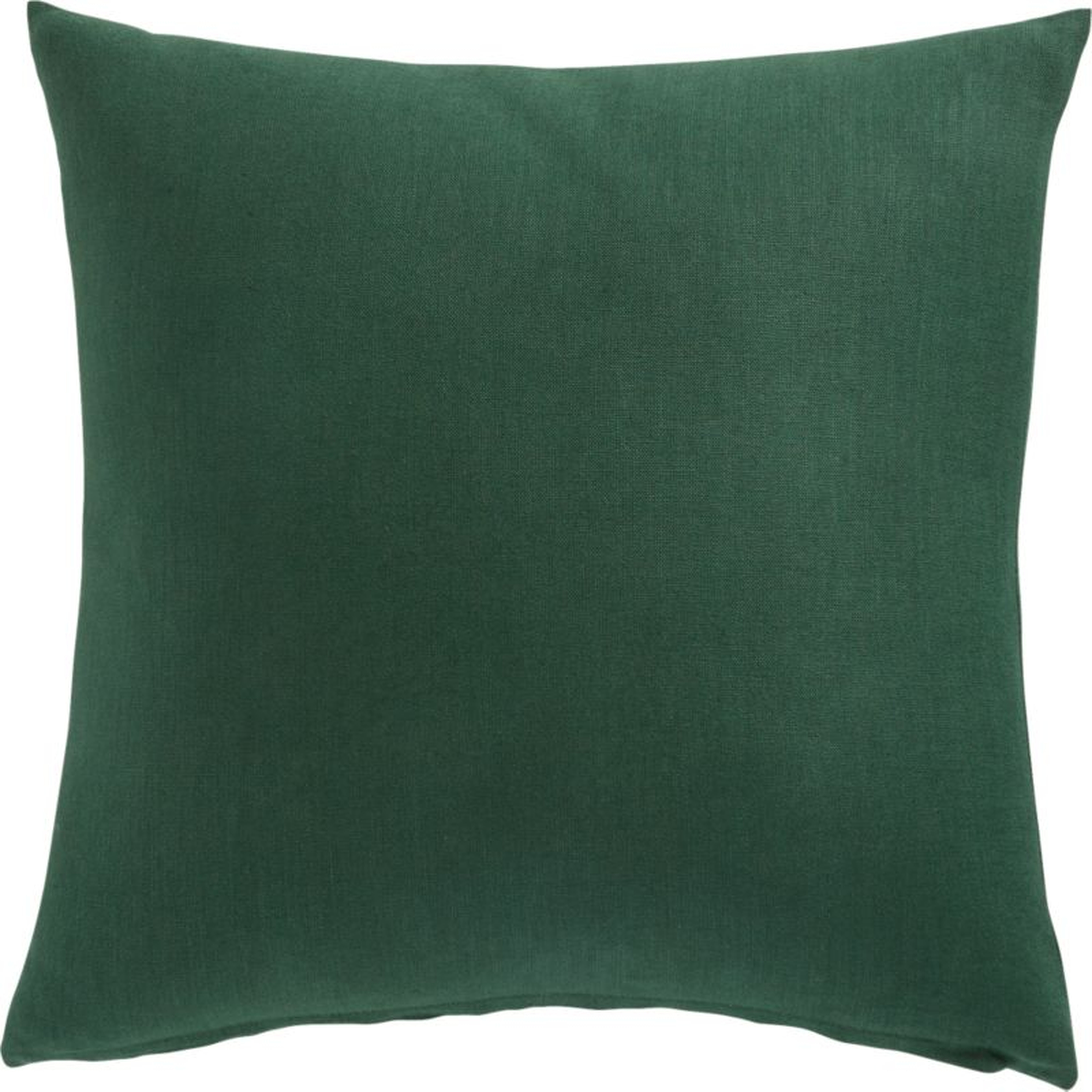 20" Linon Evergreen Pillow with Down-Alternative Insert - CB2