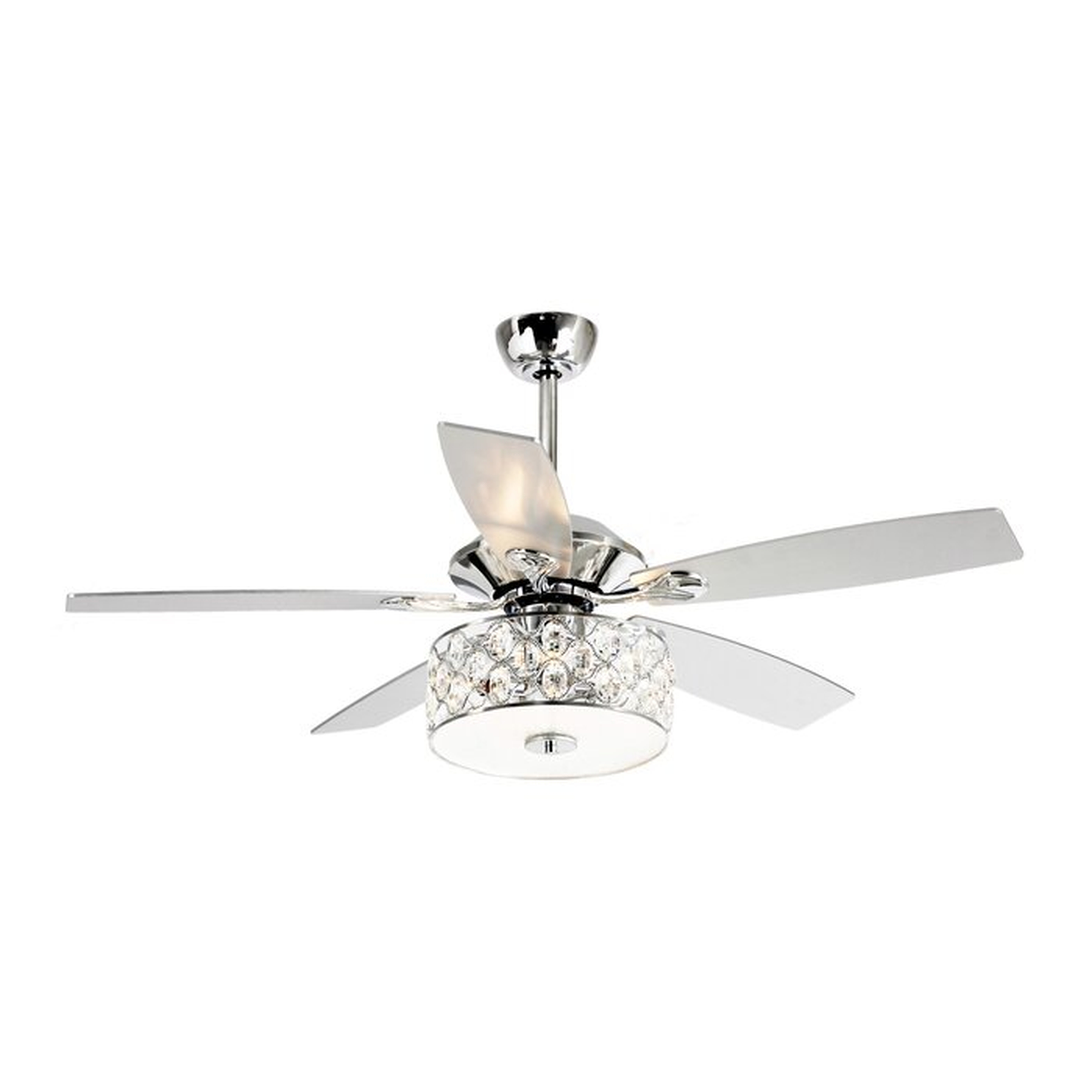 52" Palladino 5 - Blade Ceiling Fan with Remote Control and Light Kit Included - Birch Lane
