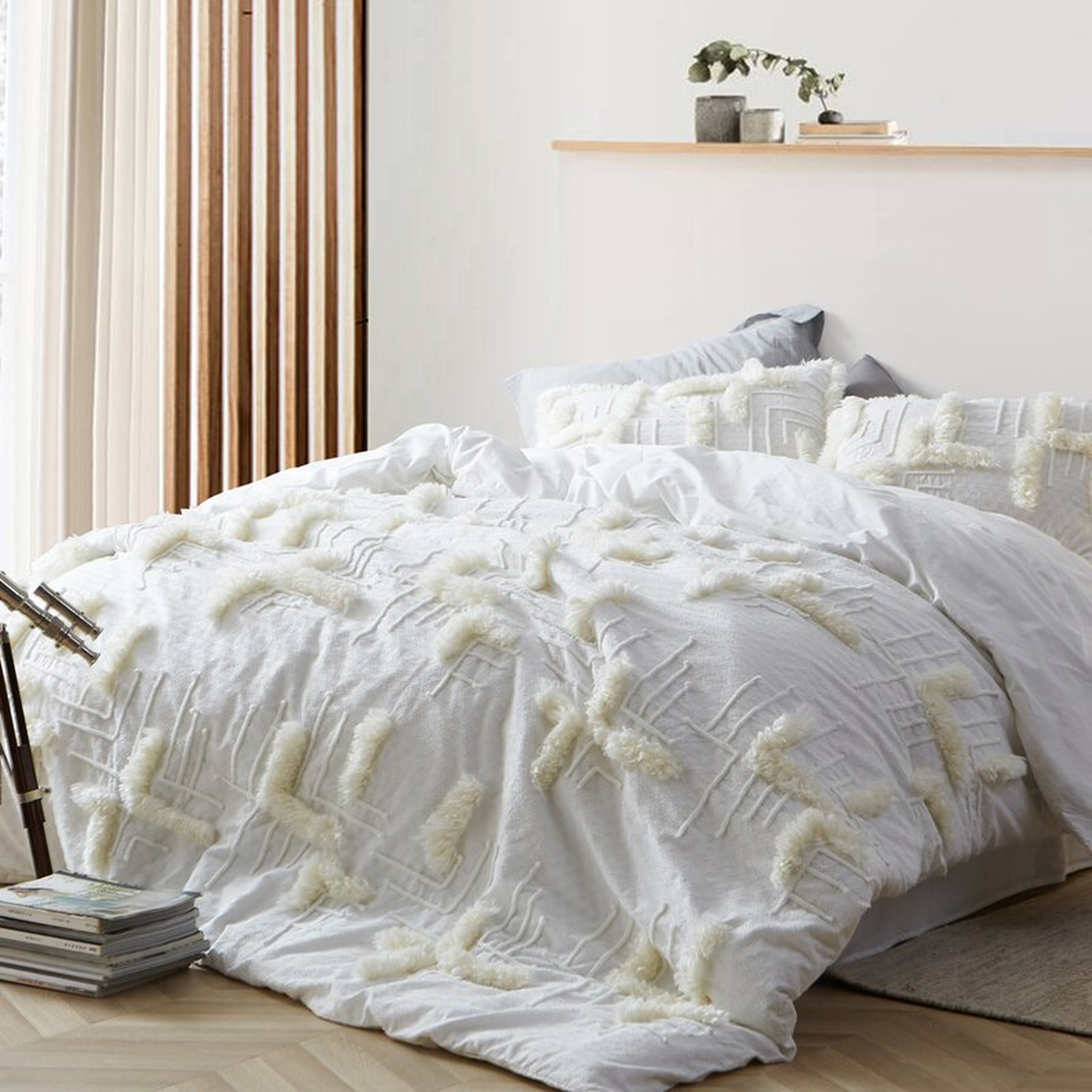 Hackett Textured Oversized Single Comforter - Wayfair