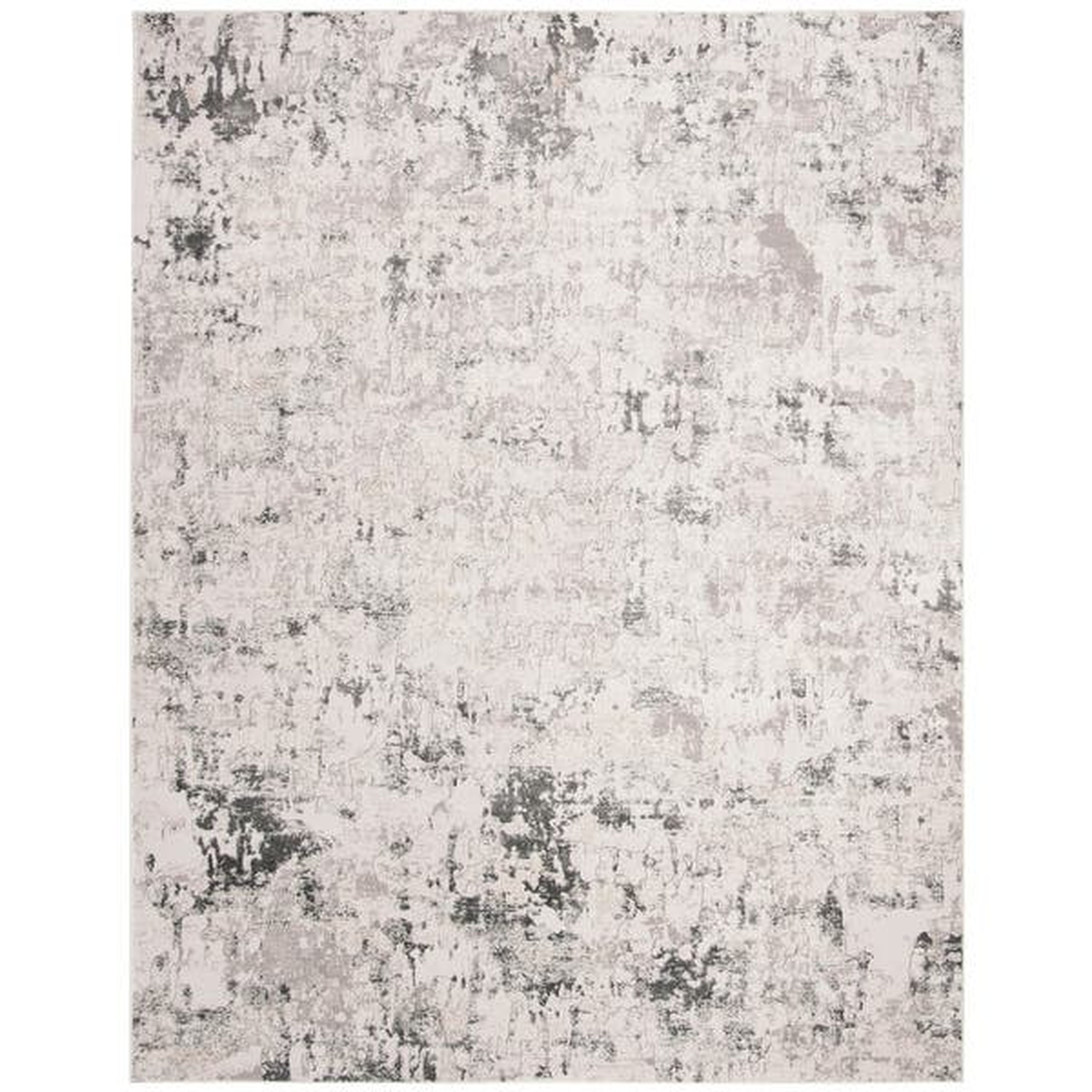 Safavieh Vogue Modern & Contemporary Abstract Beige/Charcoal Rug - 10' x 14' - Beige/Charcoal - Overstock