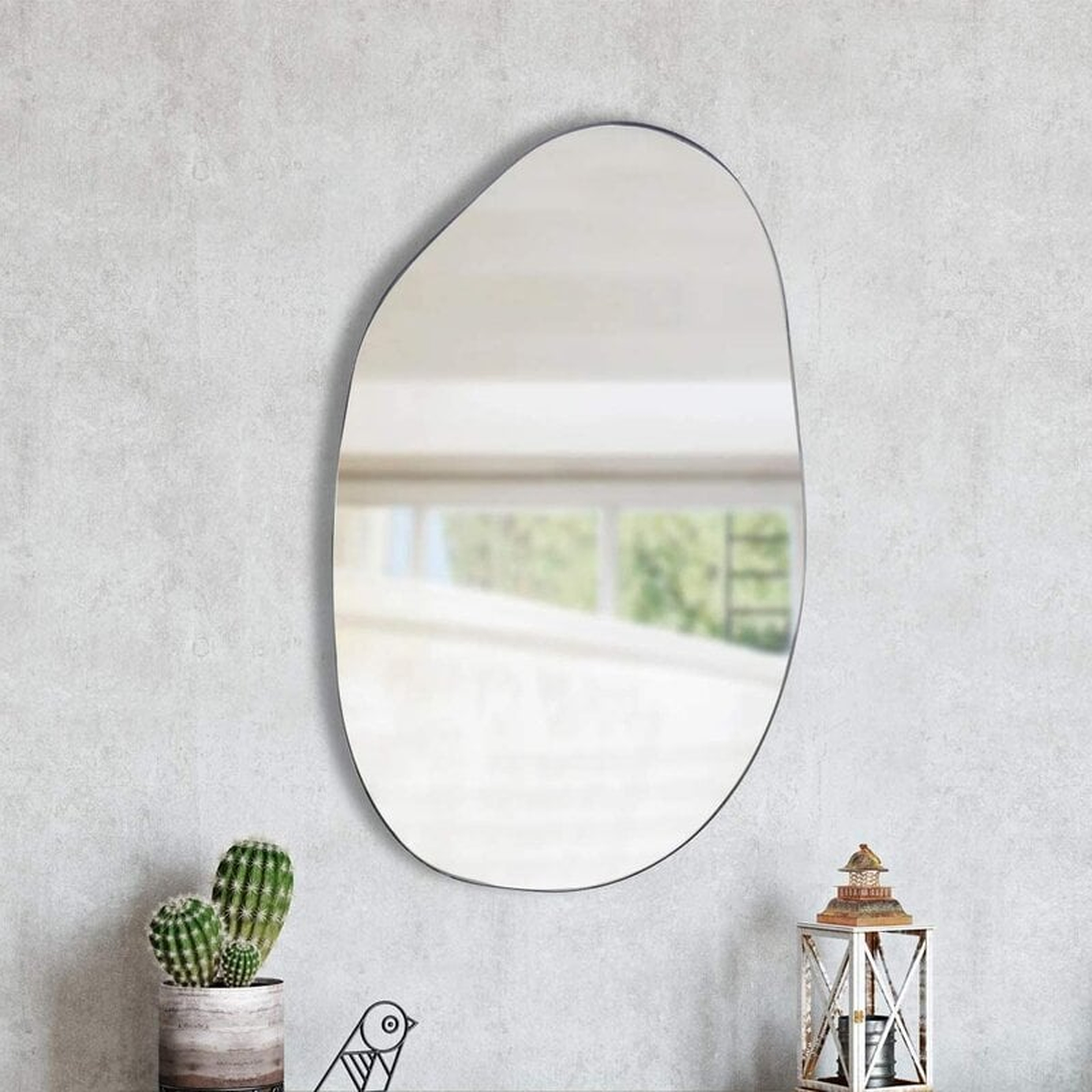 Simione Asymmetrical Accent Mirror - Wayfair