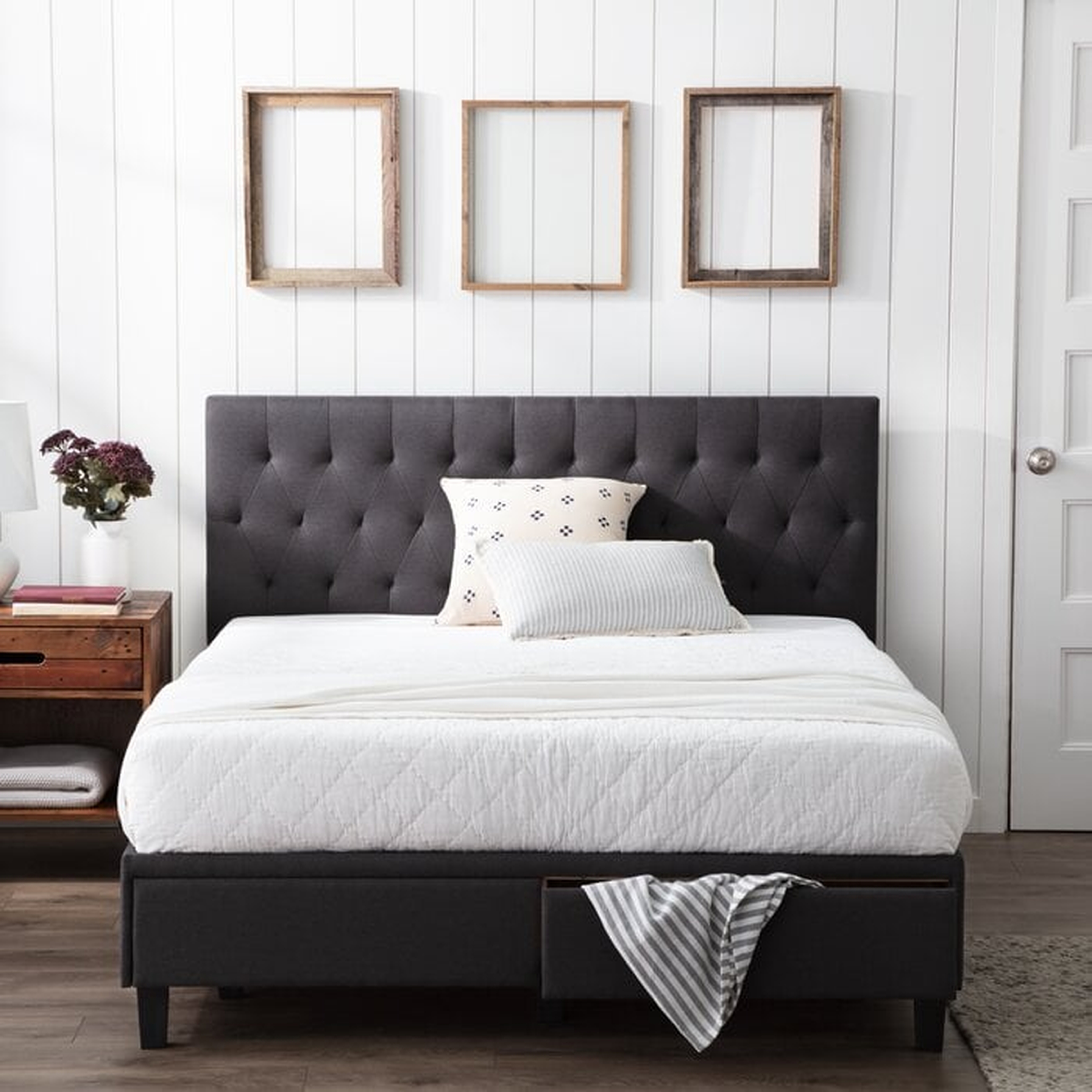Gabouray Upholstered Low Profile Storage Platform Bed - Wayfair