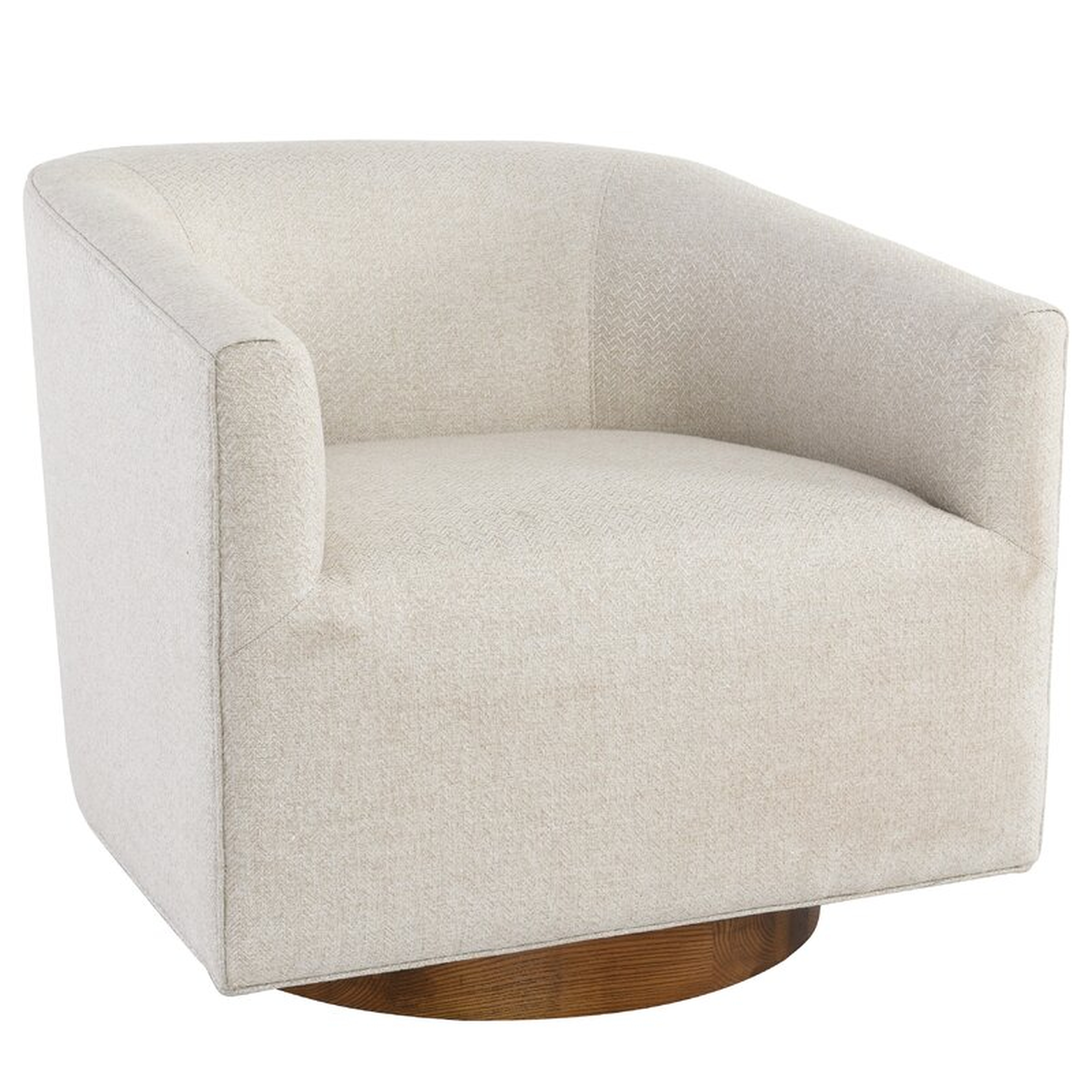 Leroy Solid Wood Swivel Armchair In Stock 6/1 - Perigold