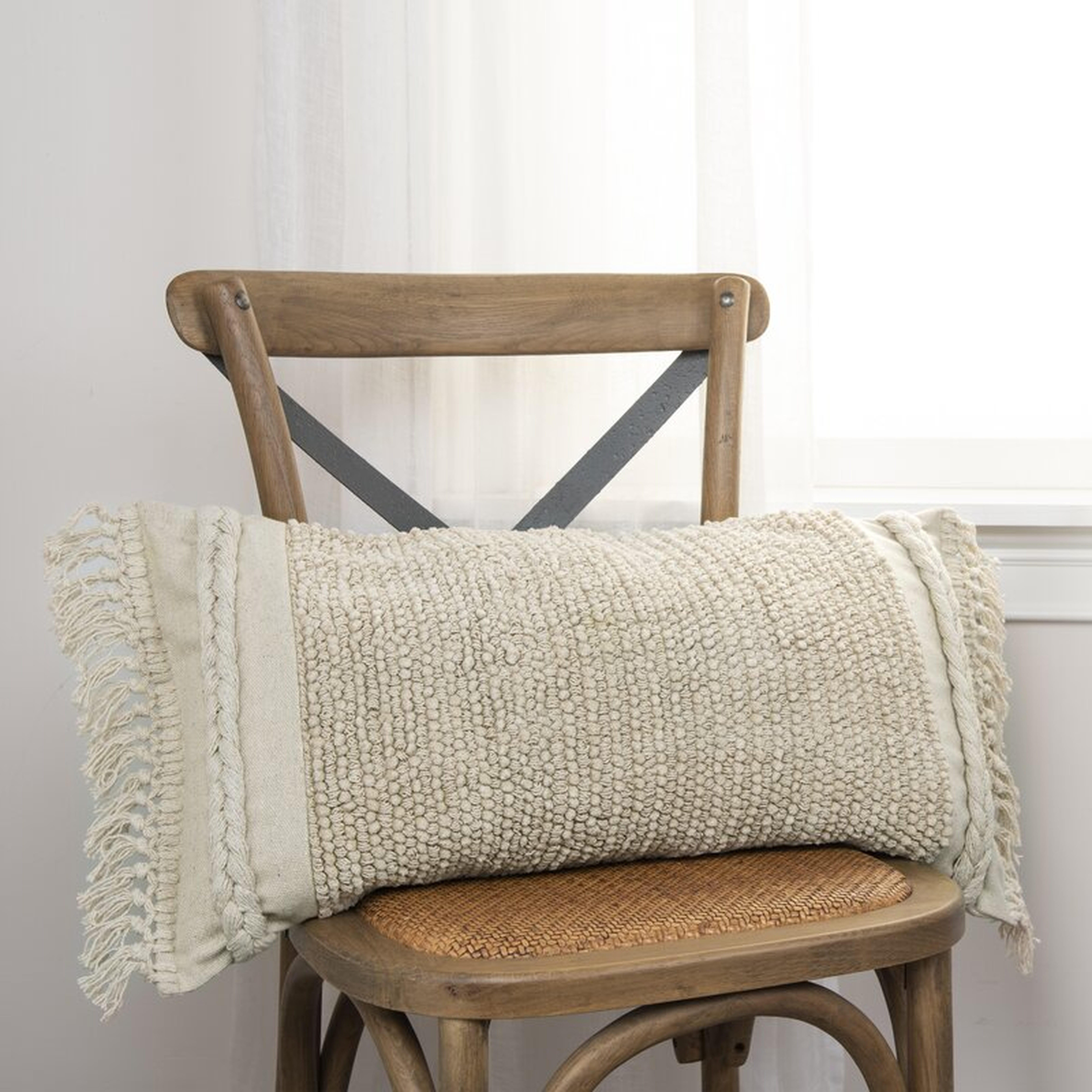 Rectangular Cotton Pillow Cover & Insert - Wayfair
