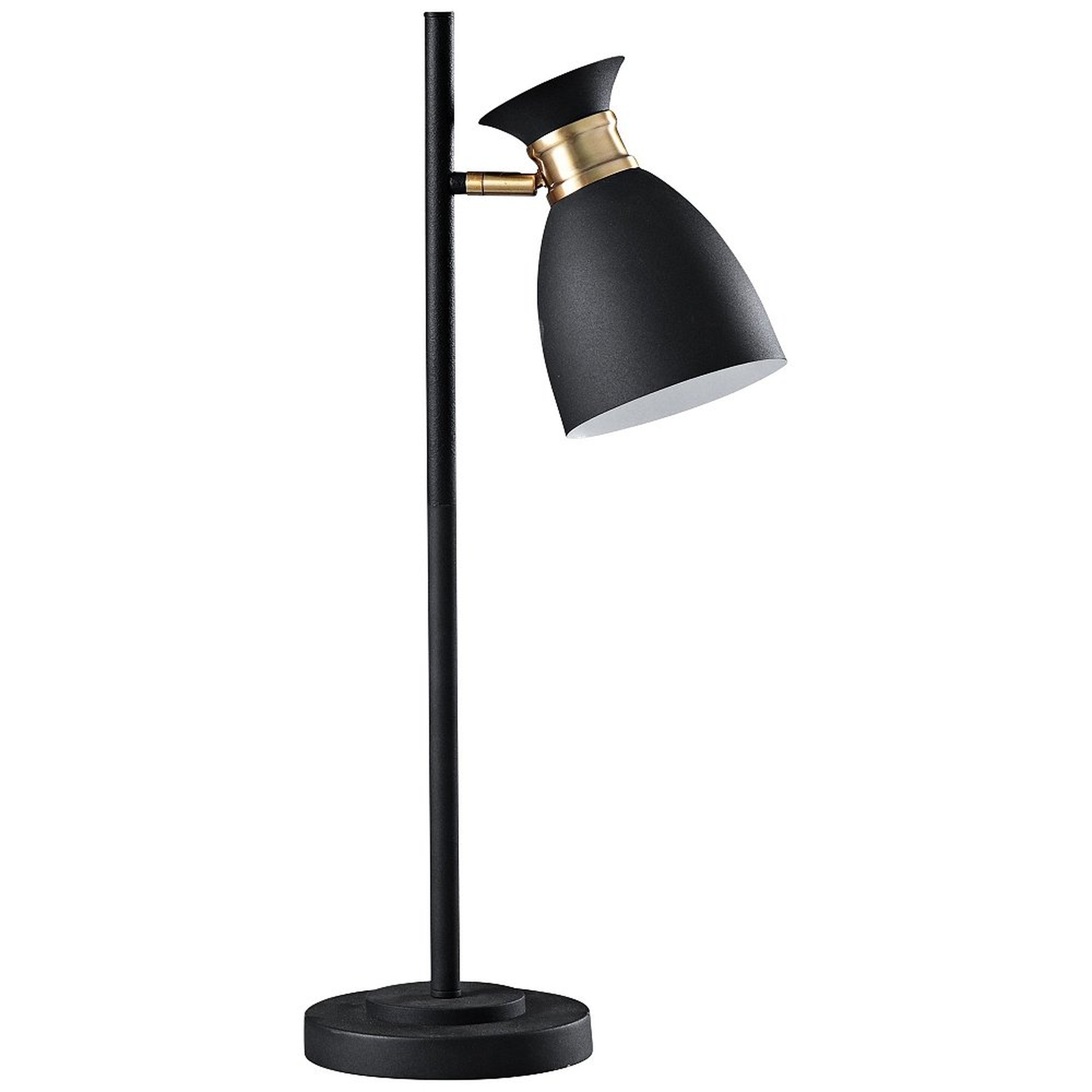 Arvin Black and Gold Finish Metal LED Table Lamp - Style # 60V12 - Lamps Plus