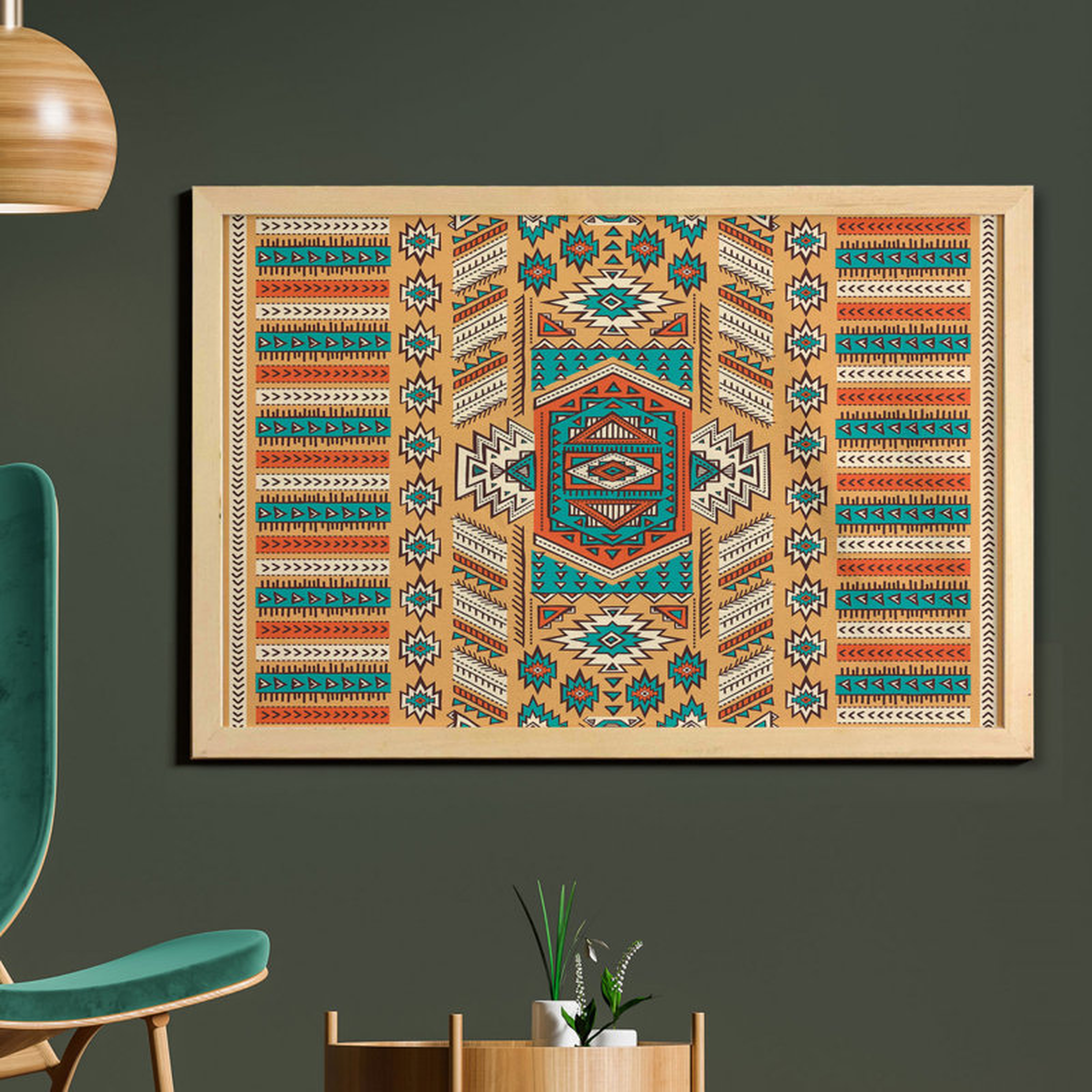 Printed Fabric Poster - Picture Frame Print - Wayfair
