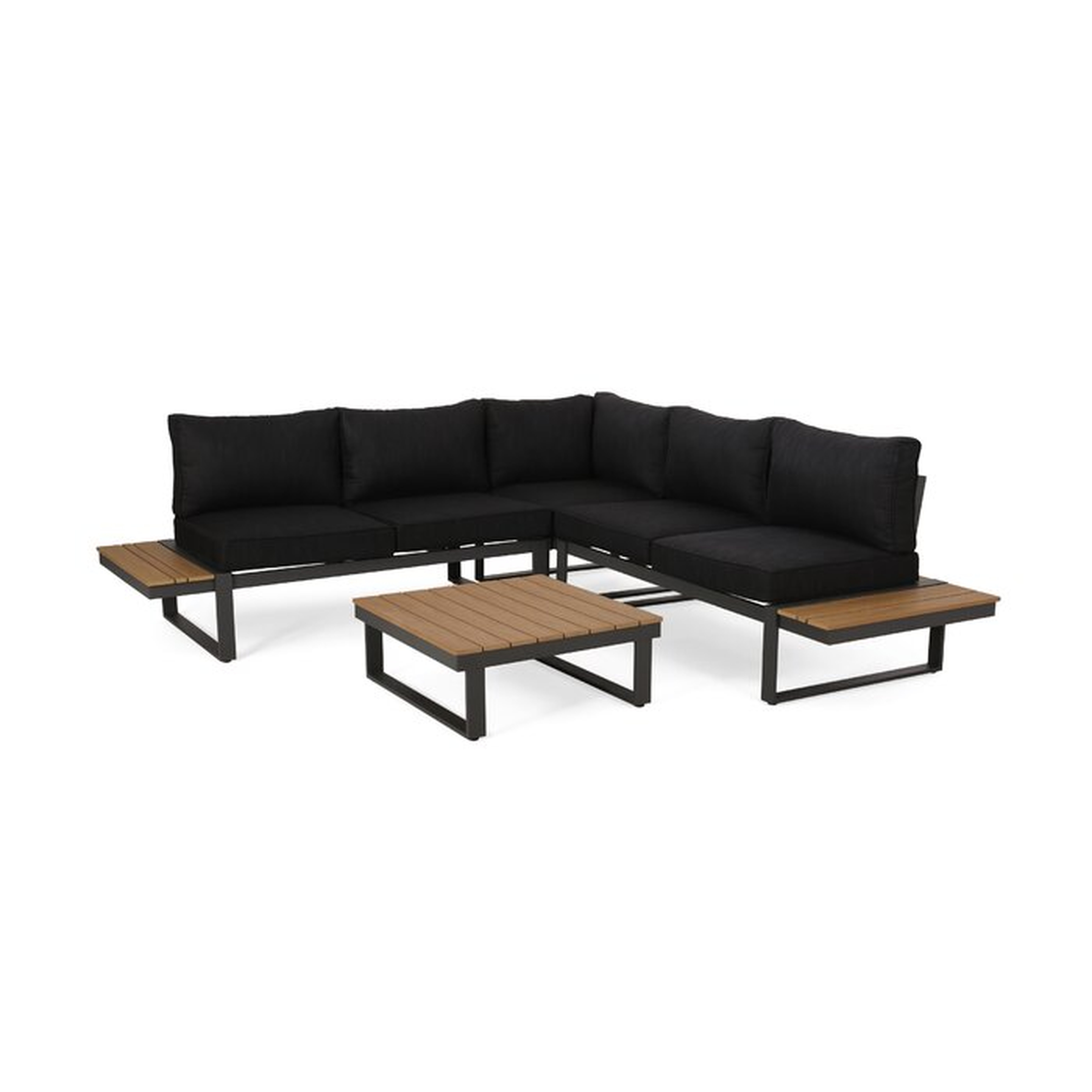 Nirvee 5 - Person Seating Group with Cushions - Wayfair