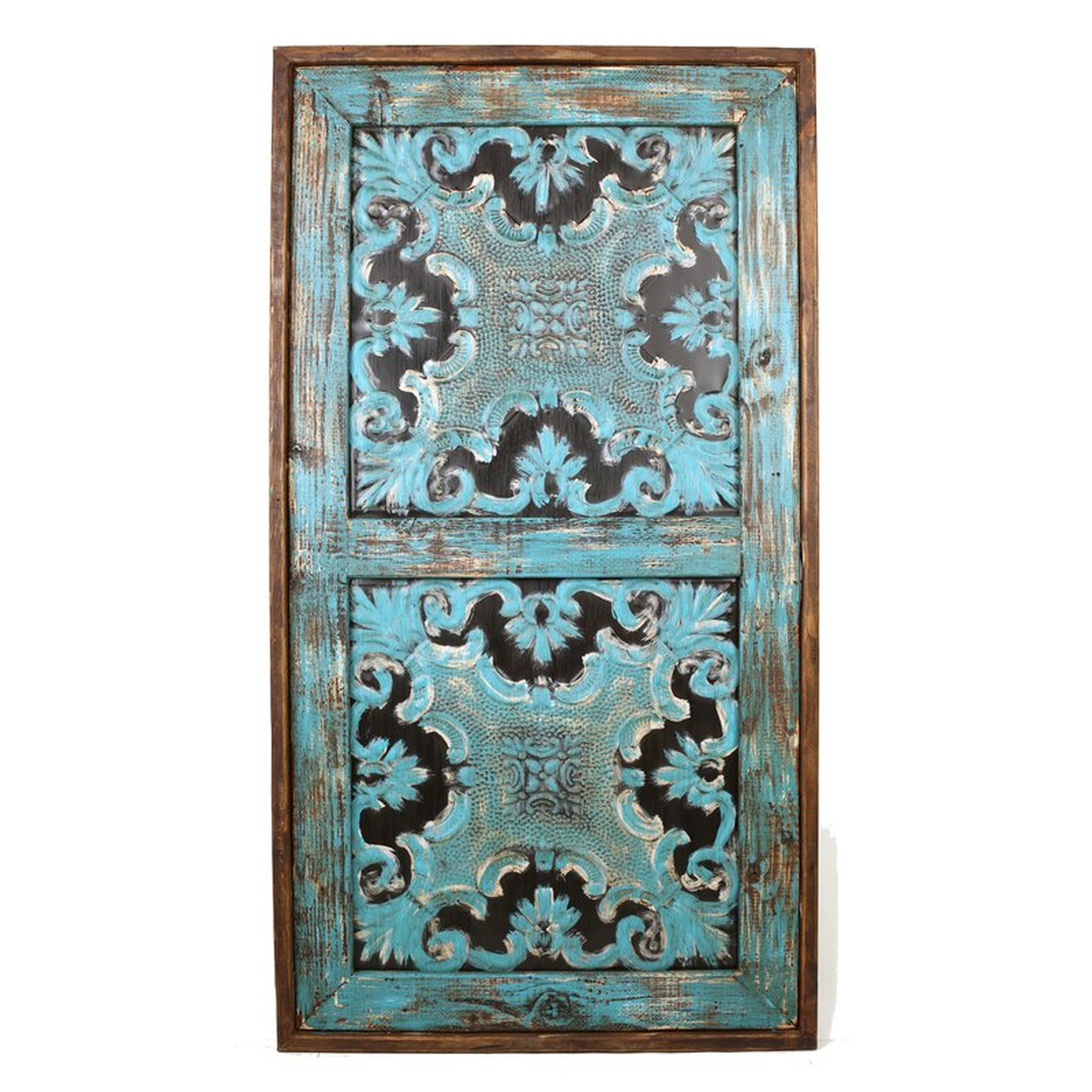 Turquoise Edgecombe Architectural Wall Decor - Wayfair