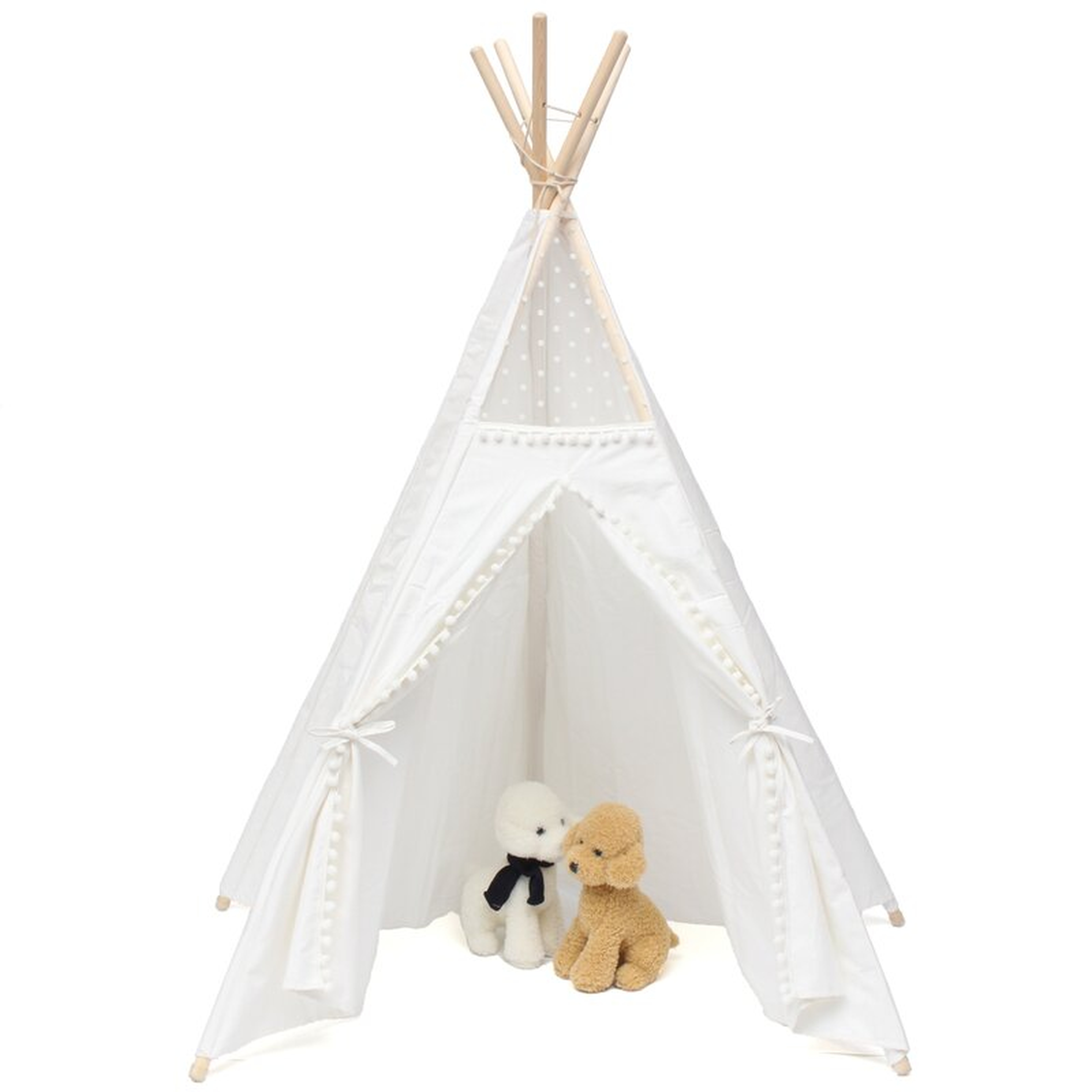 Indoor Cotton Pop-Up Triangular Play Tent - Wayfair