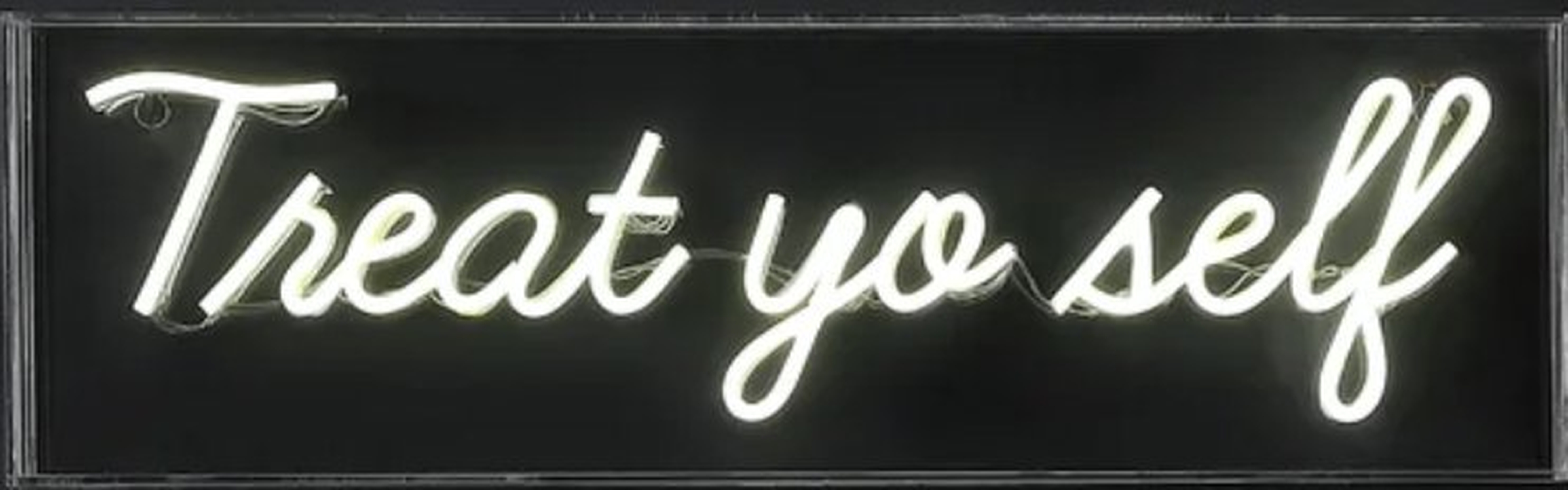 Treat Yo Self 6" LED Neon Sign - Wayfair