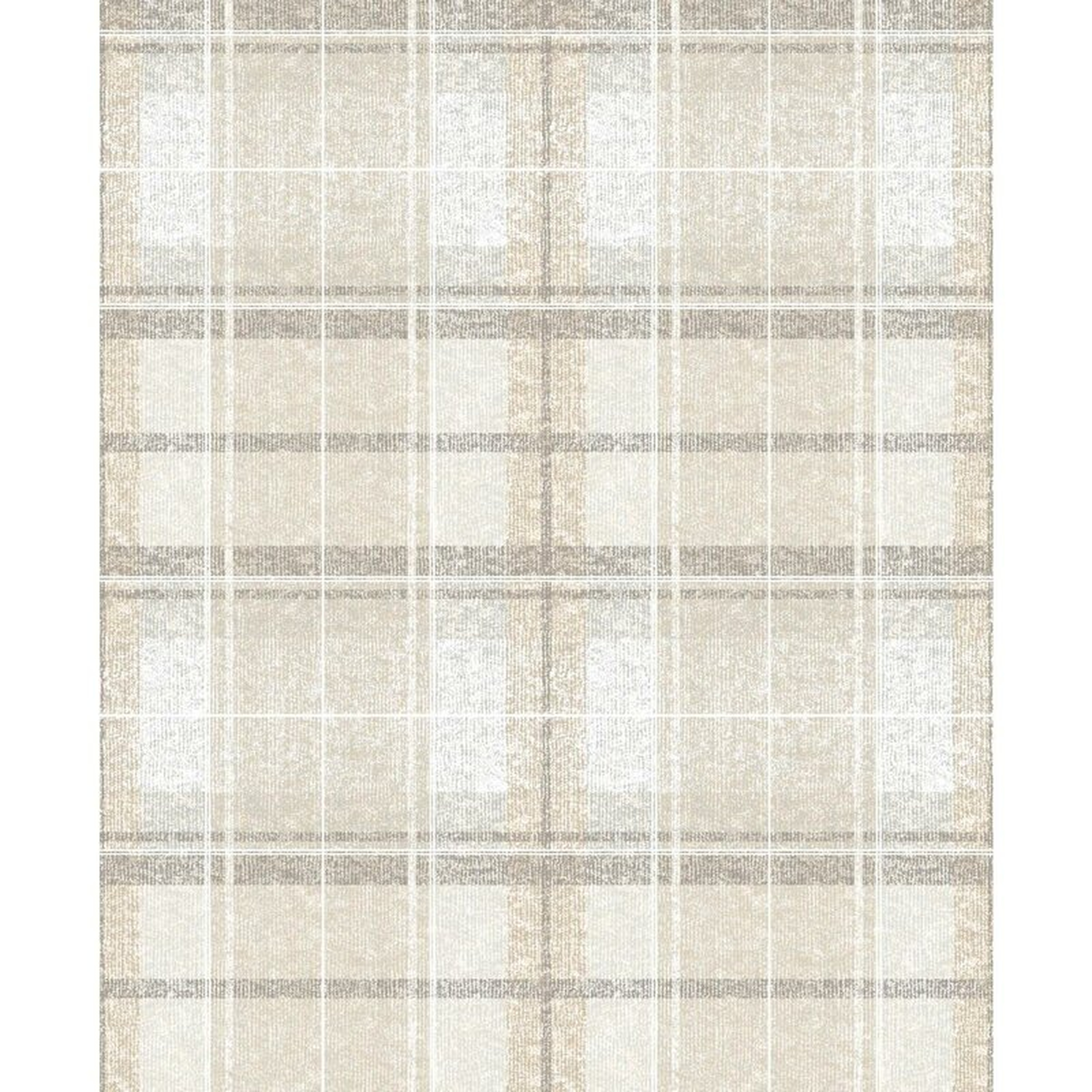 Doreen Tweed Plaid 18.86' L x 18" W Peel and Stick Wallpaper Roll - Wayfair