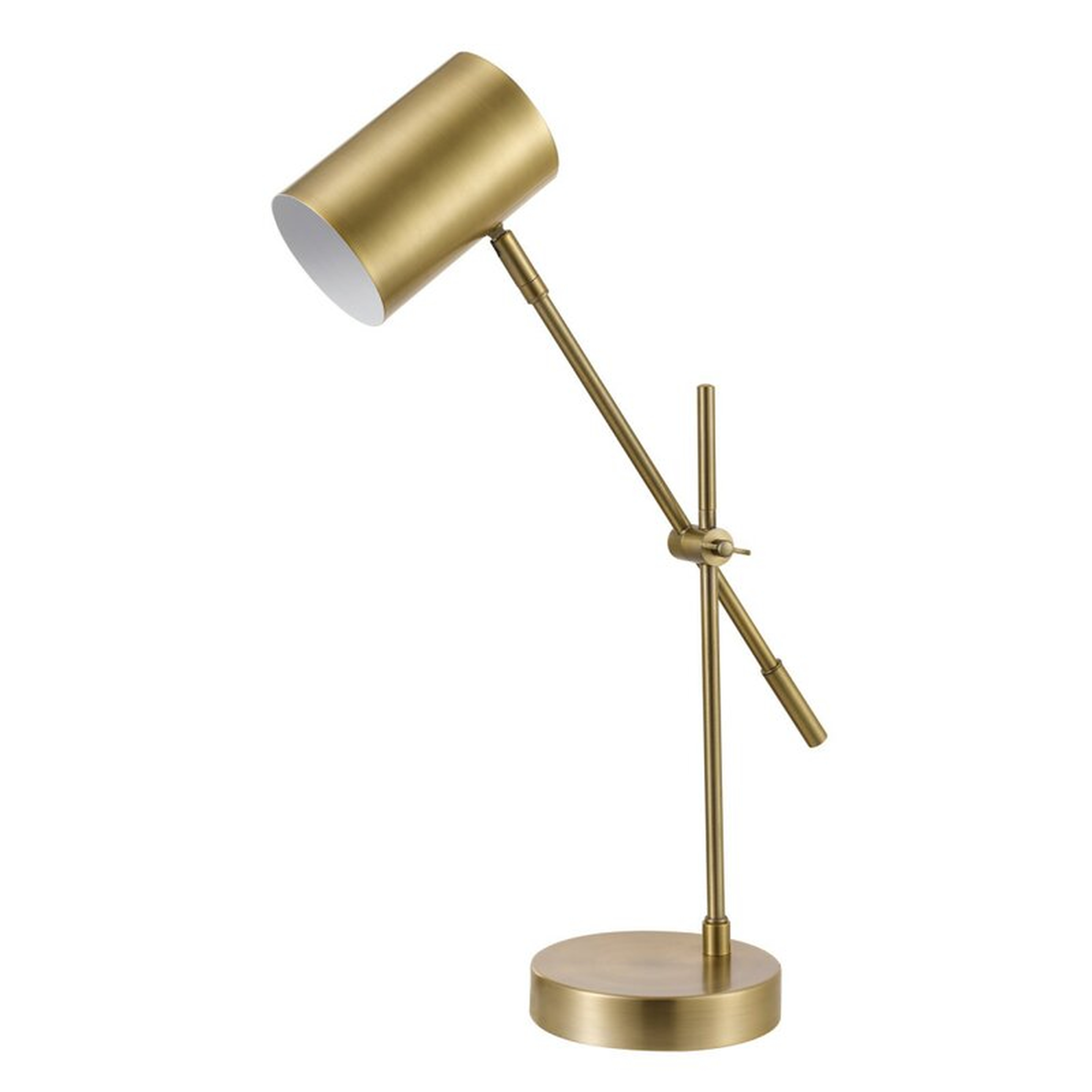 Cianca 20" Brass Desk Lamp - Wayfair