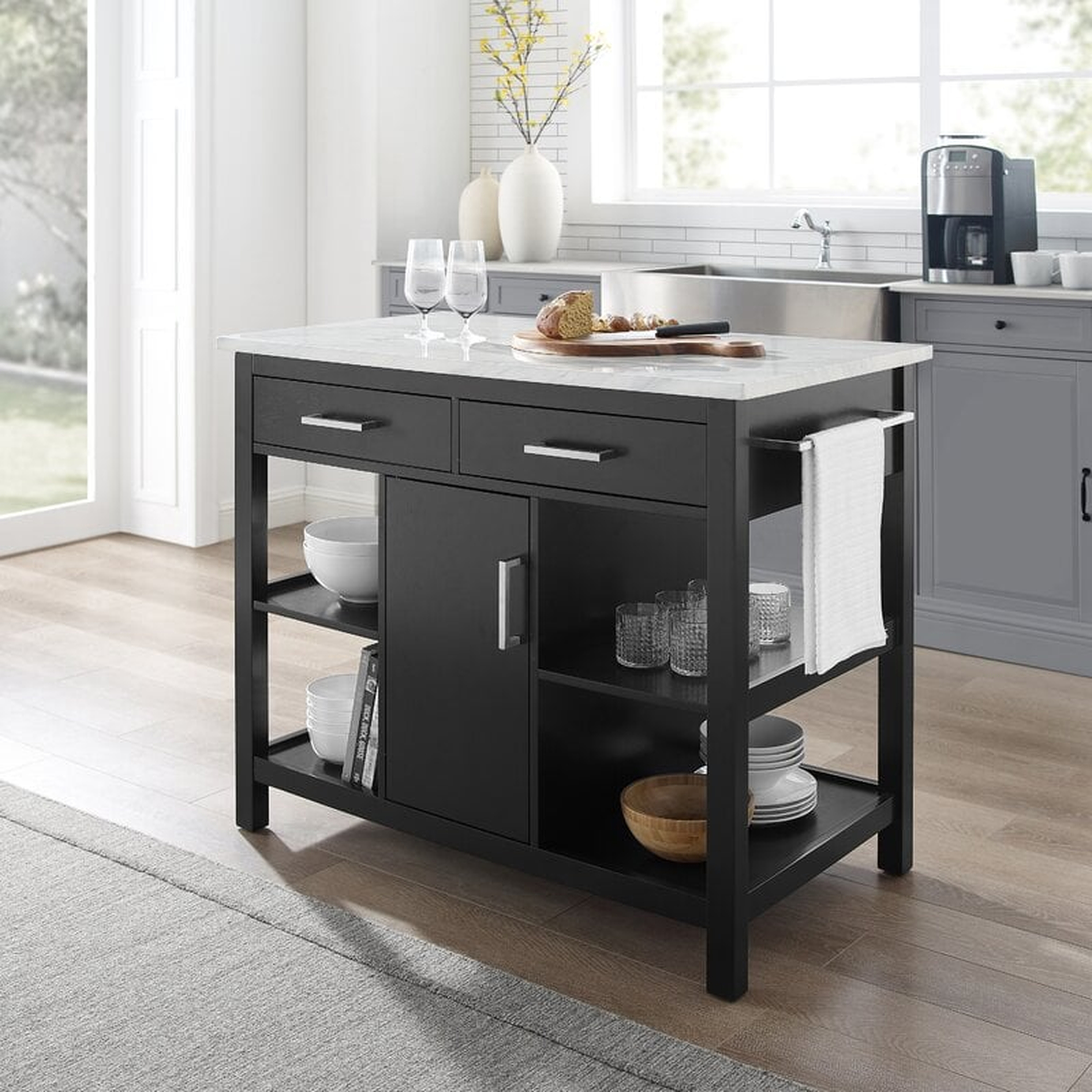 Kutztown 42'' Kitchen Island - Wayfair
