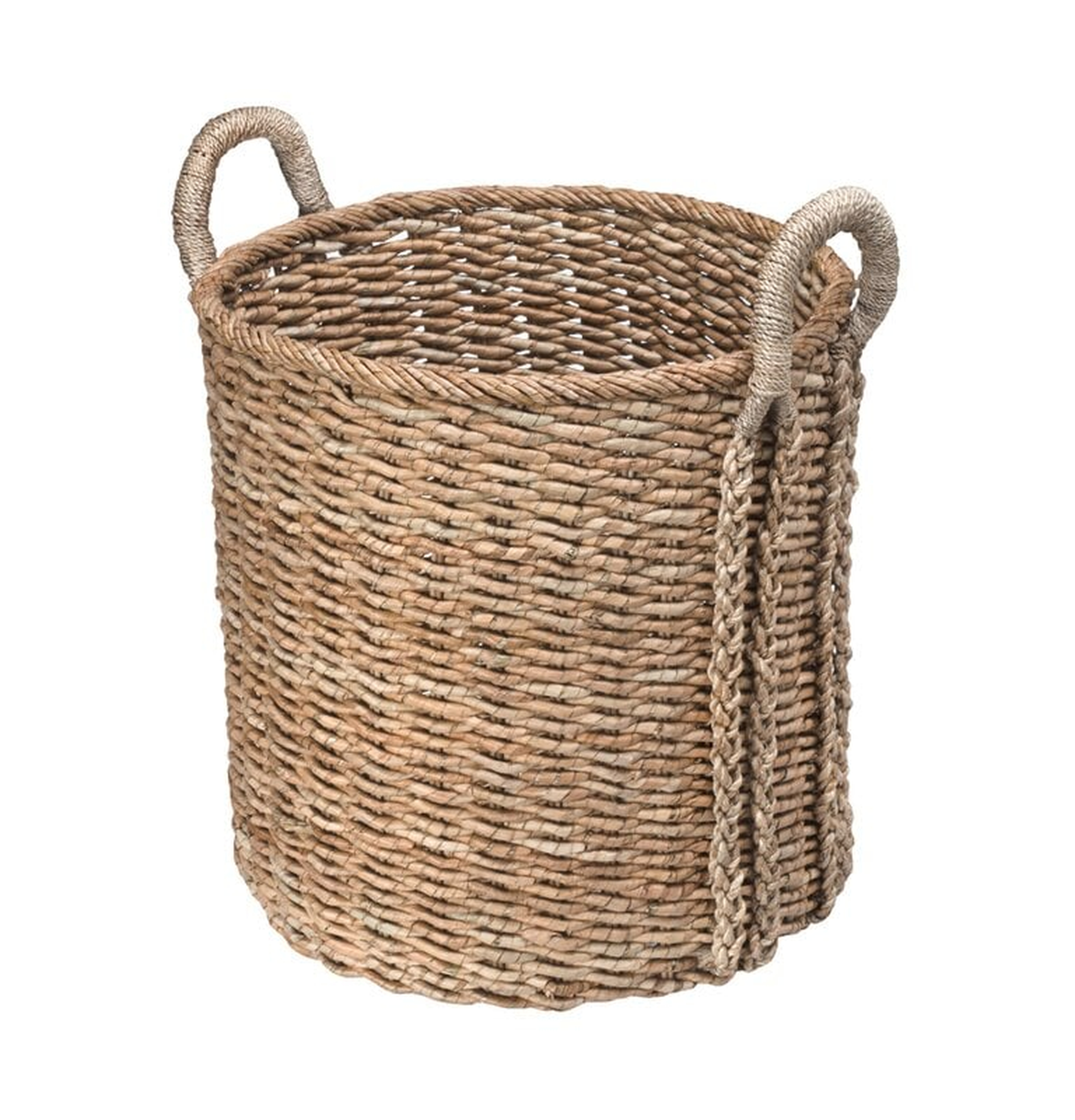 Seagrass Storage Wicker Basket - Wayfair