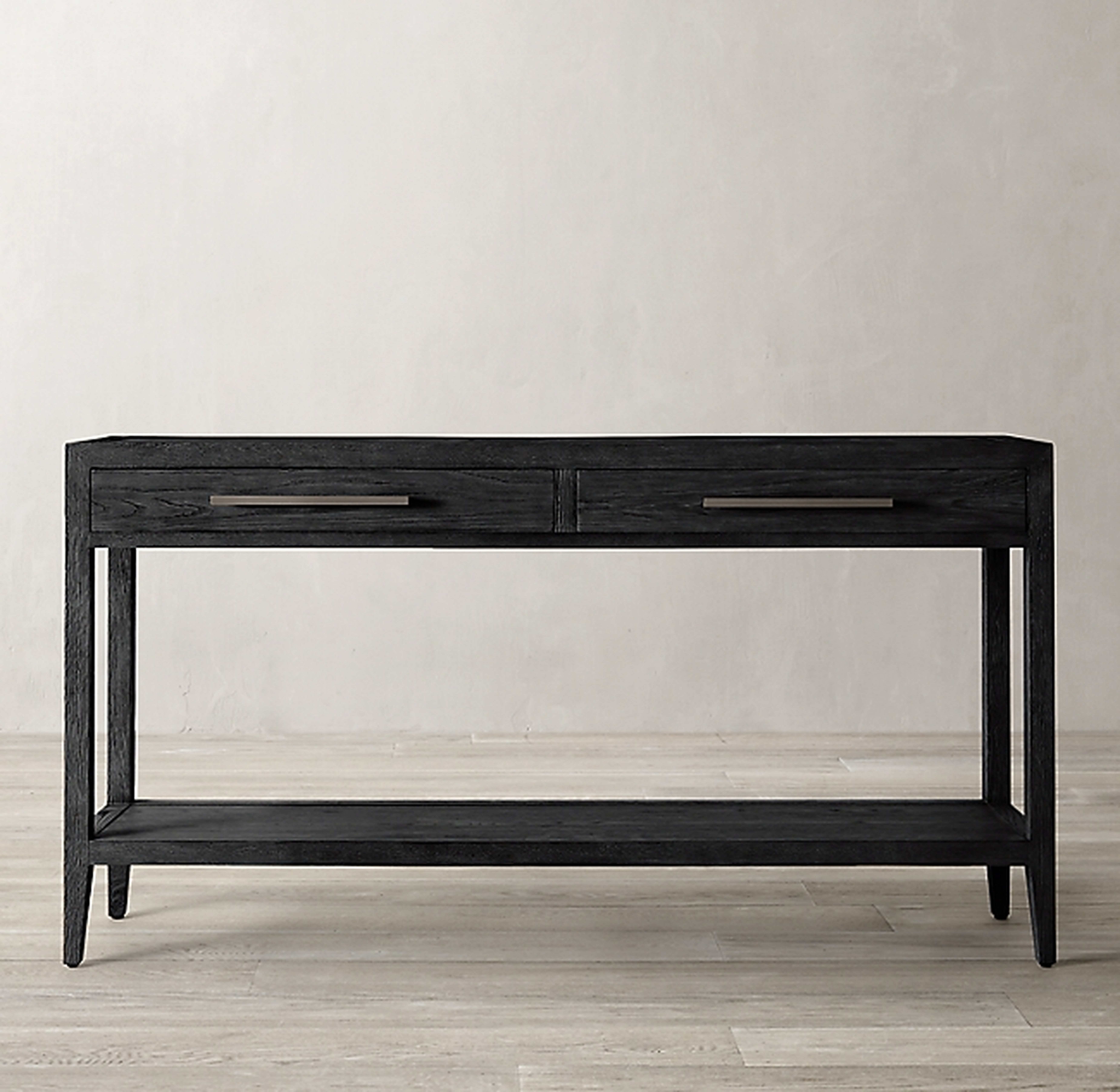 FRENCH CONTEMPORARY CONSOLE TABLE WITH 2 DRAWERS - RH Modern