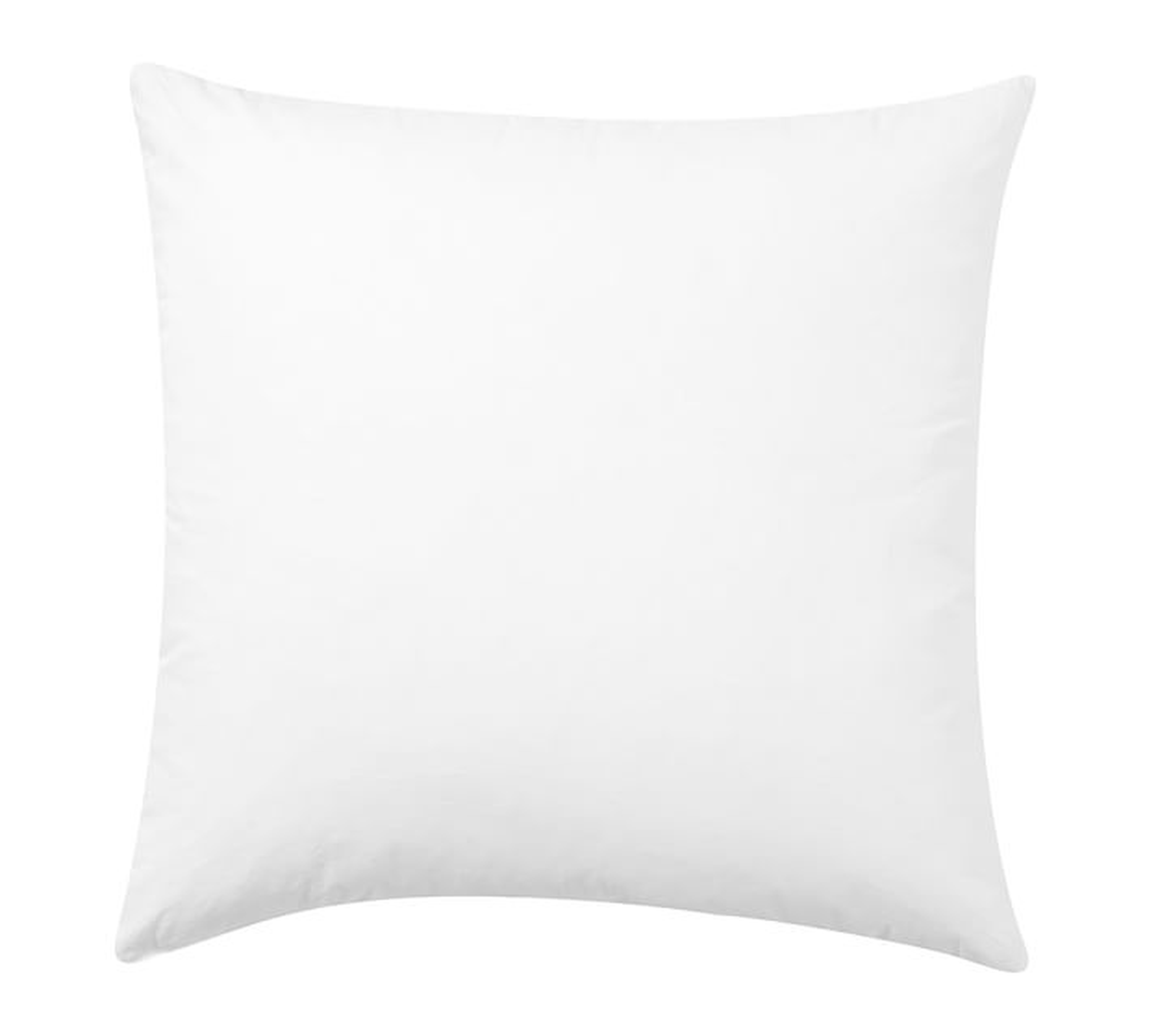 Down Feather Pillow Insert, 24" sq. - Pottery Barn