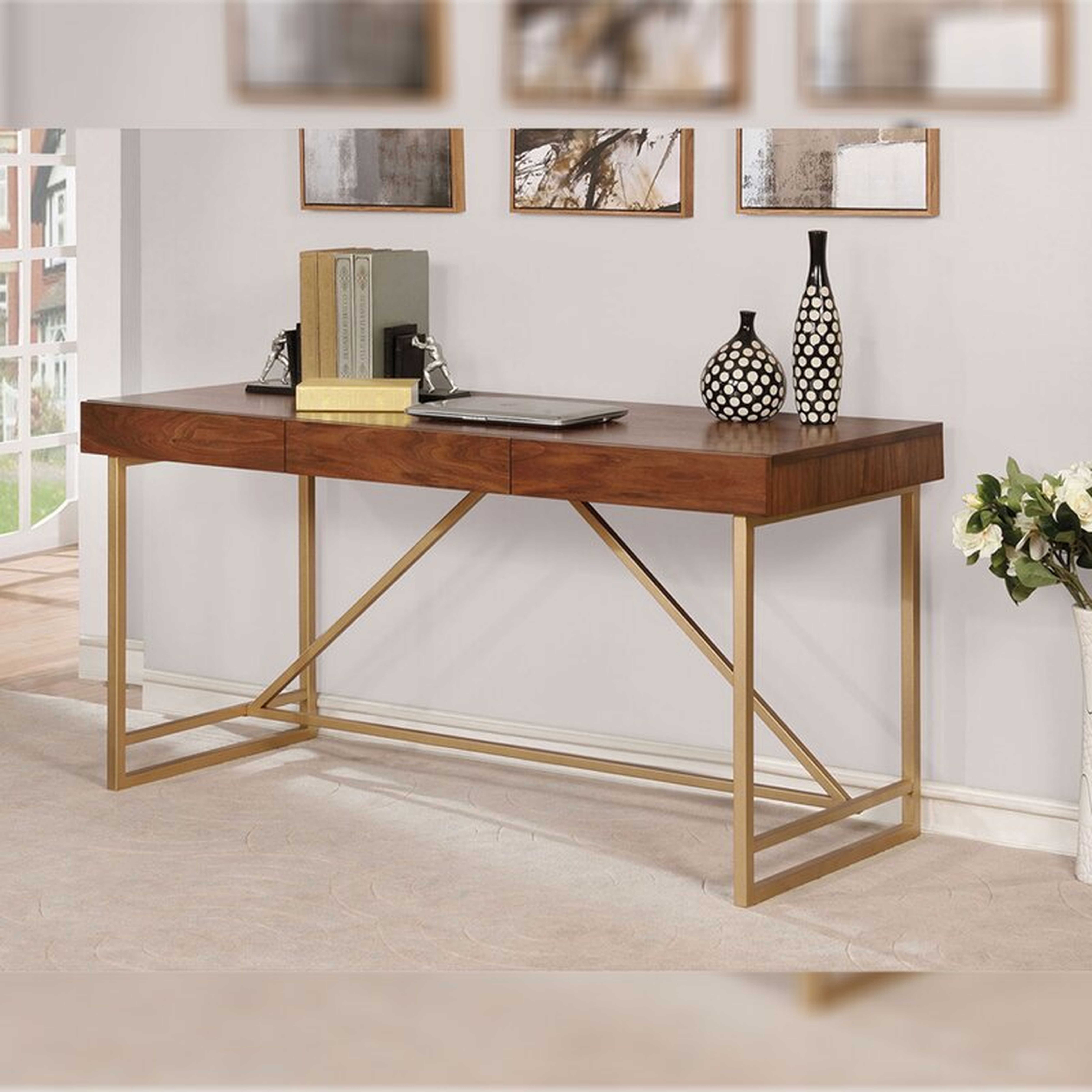 Moorer Solid Wood Desk - Wayfair
