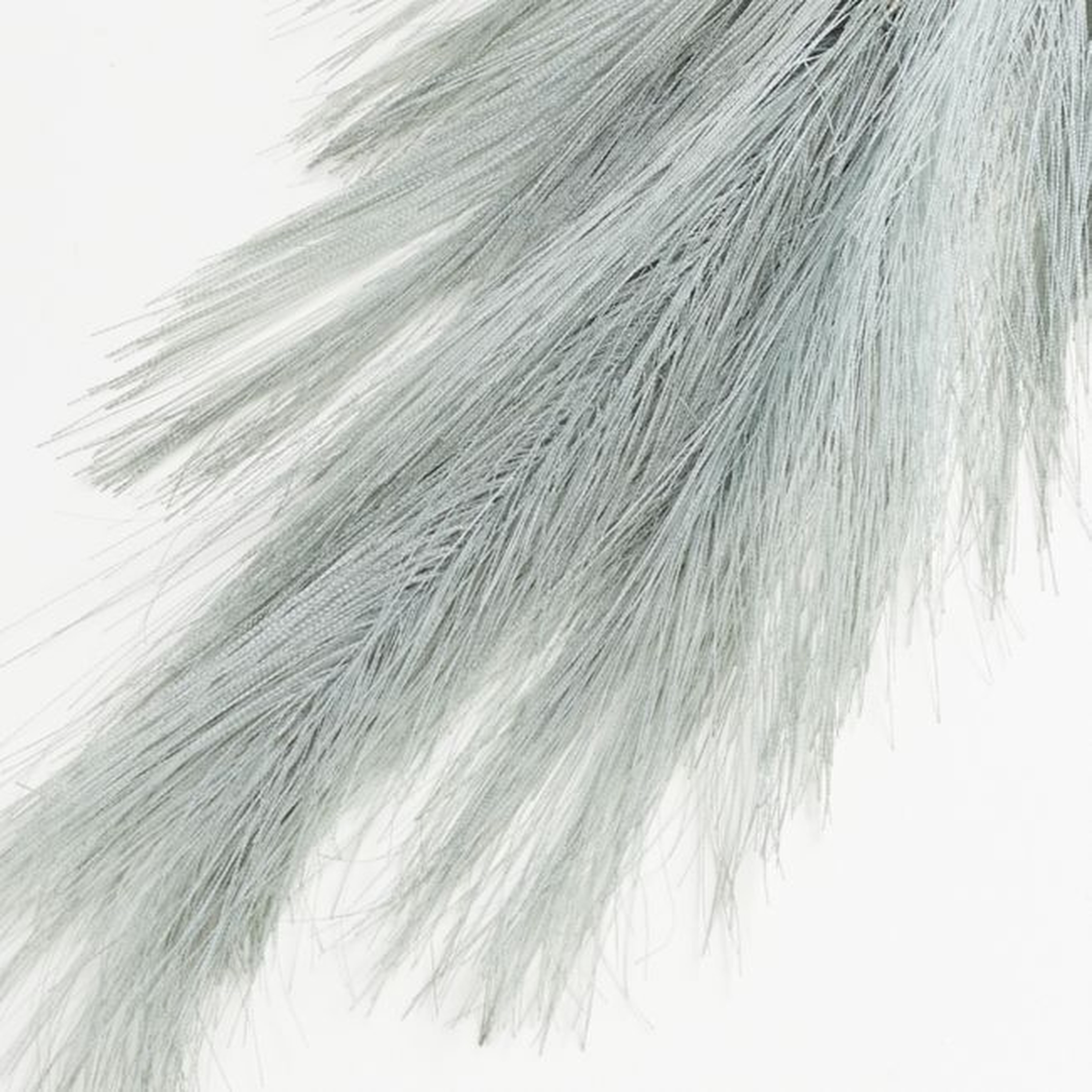 Artificial Dusty Blue Pampas Grass Stem - Crate and Barrel