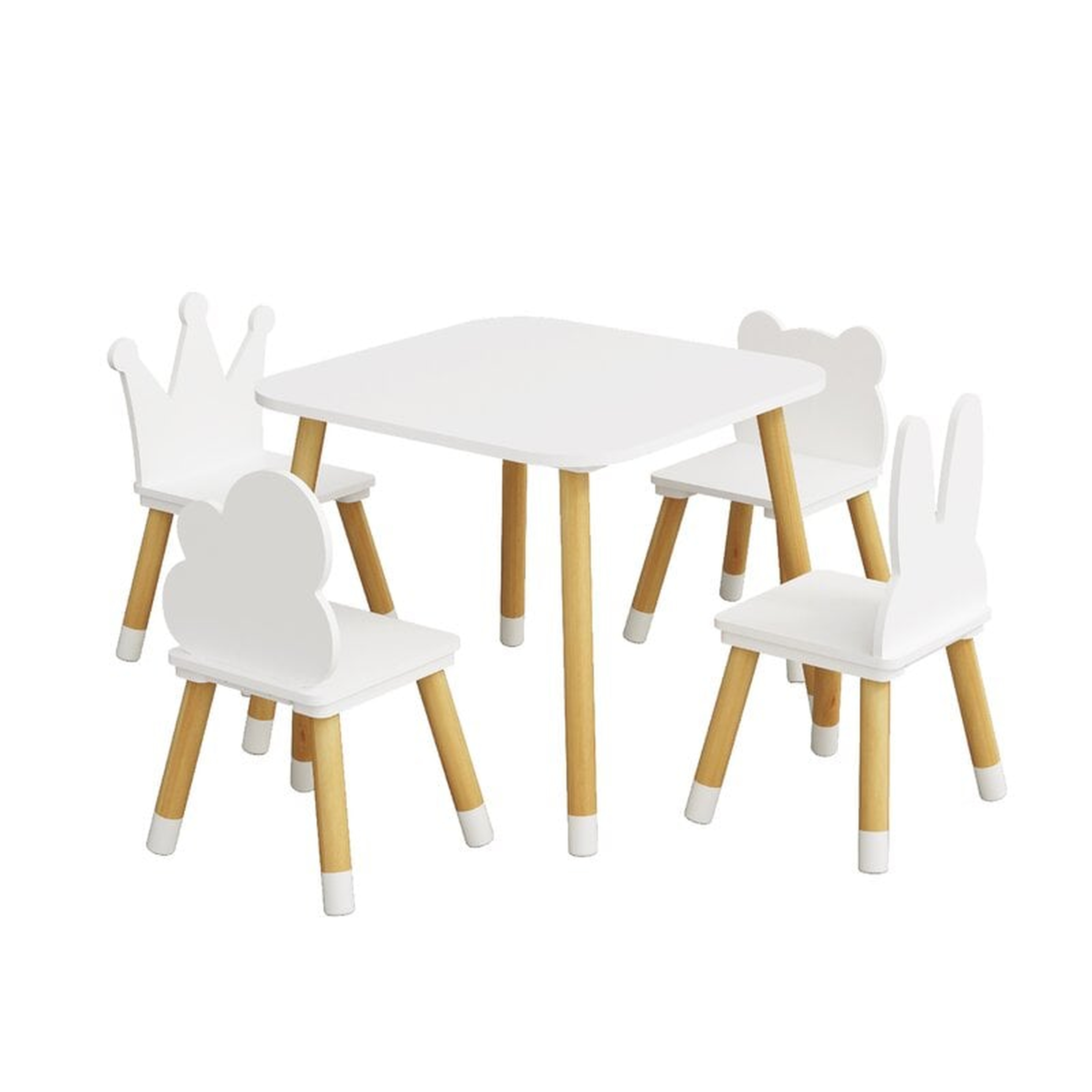Naswith Kids Square Play / Activity Table and Chair Set - Wayfair