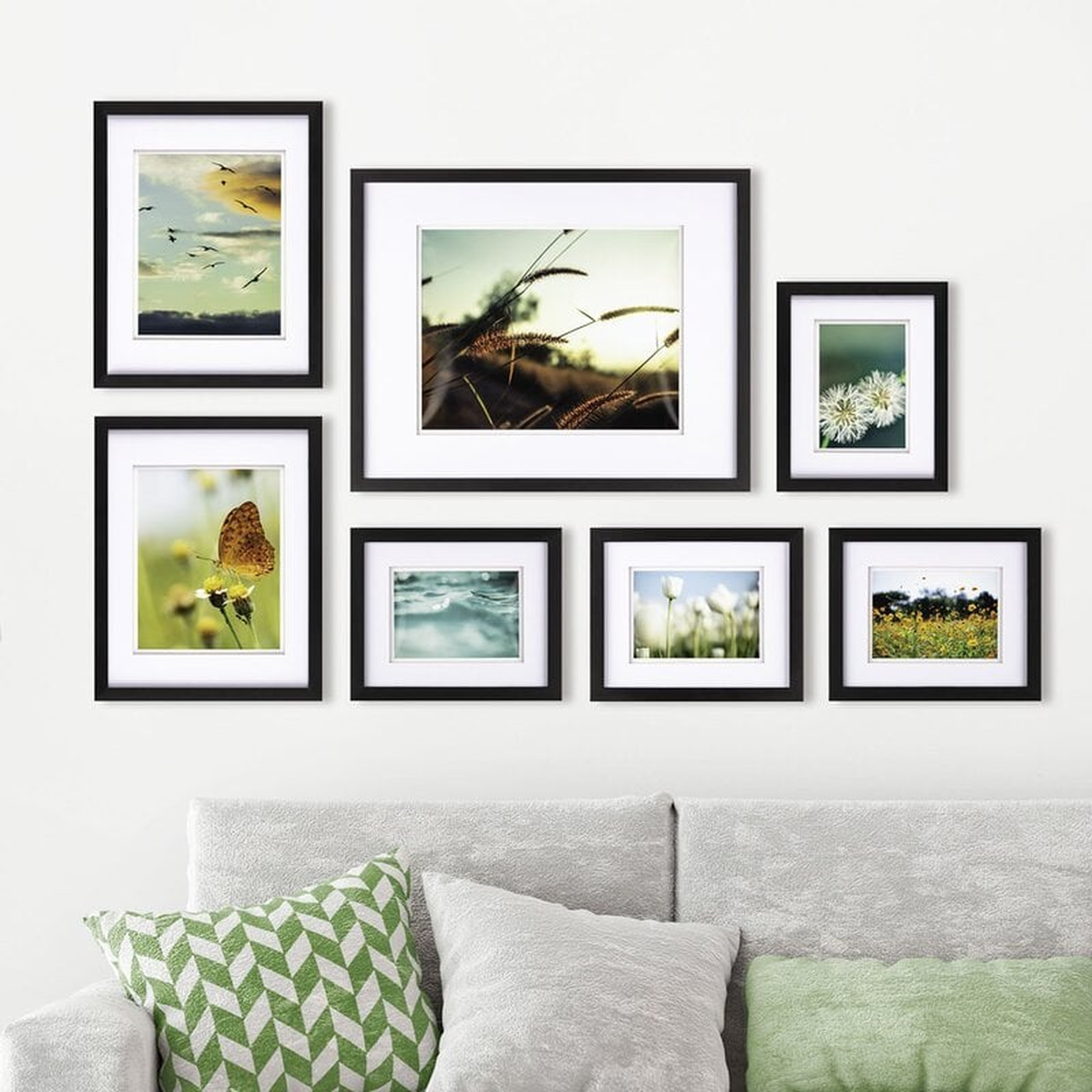7 Piece Goin Build a Gallery Wall Picture Frame Set - Wayfair