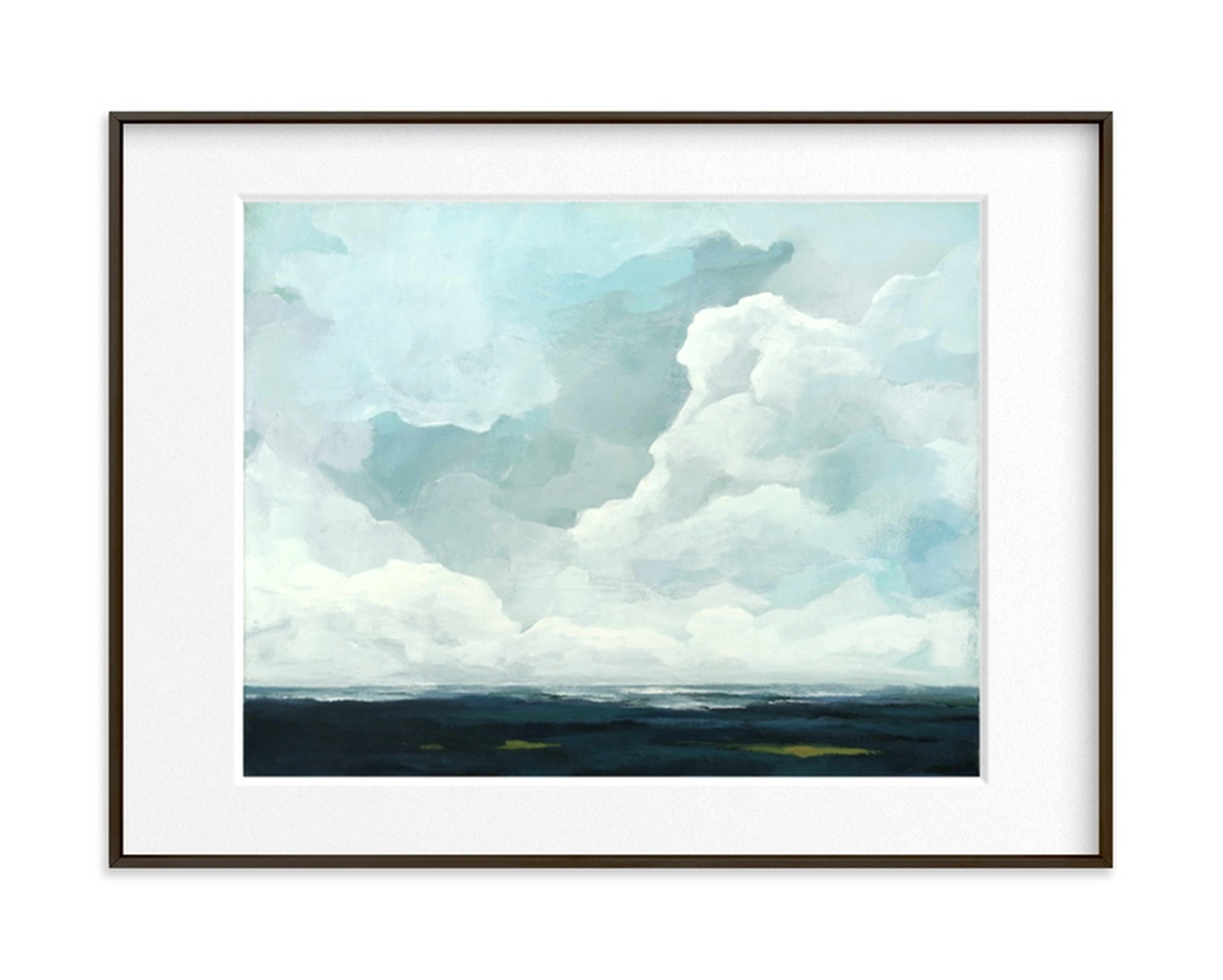 Late in the Day - 24" x 18" - Matte Black Frame - Matted - Minted