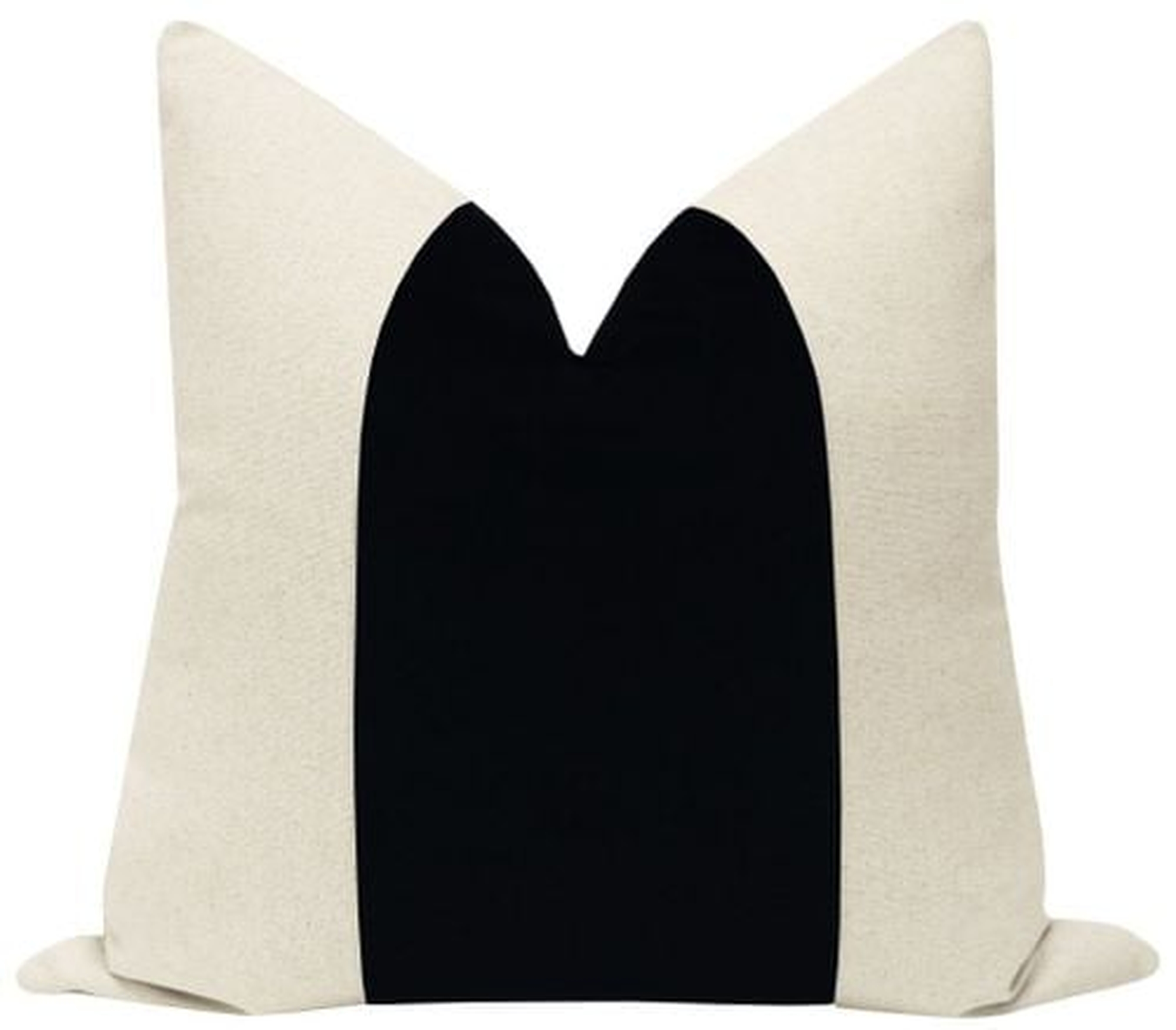 PANEL :: Signature Velvet // Noir - PILLOW COVER - Little Design Company
