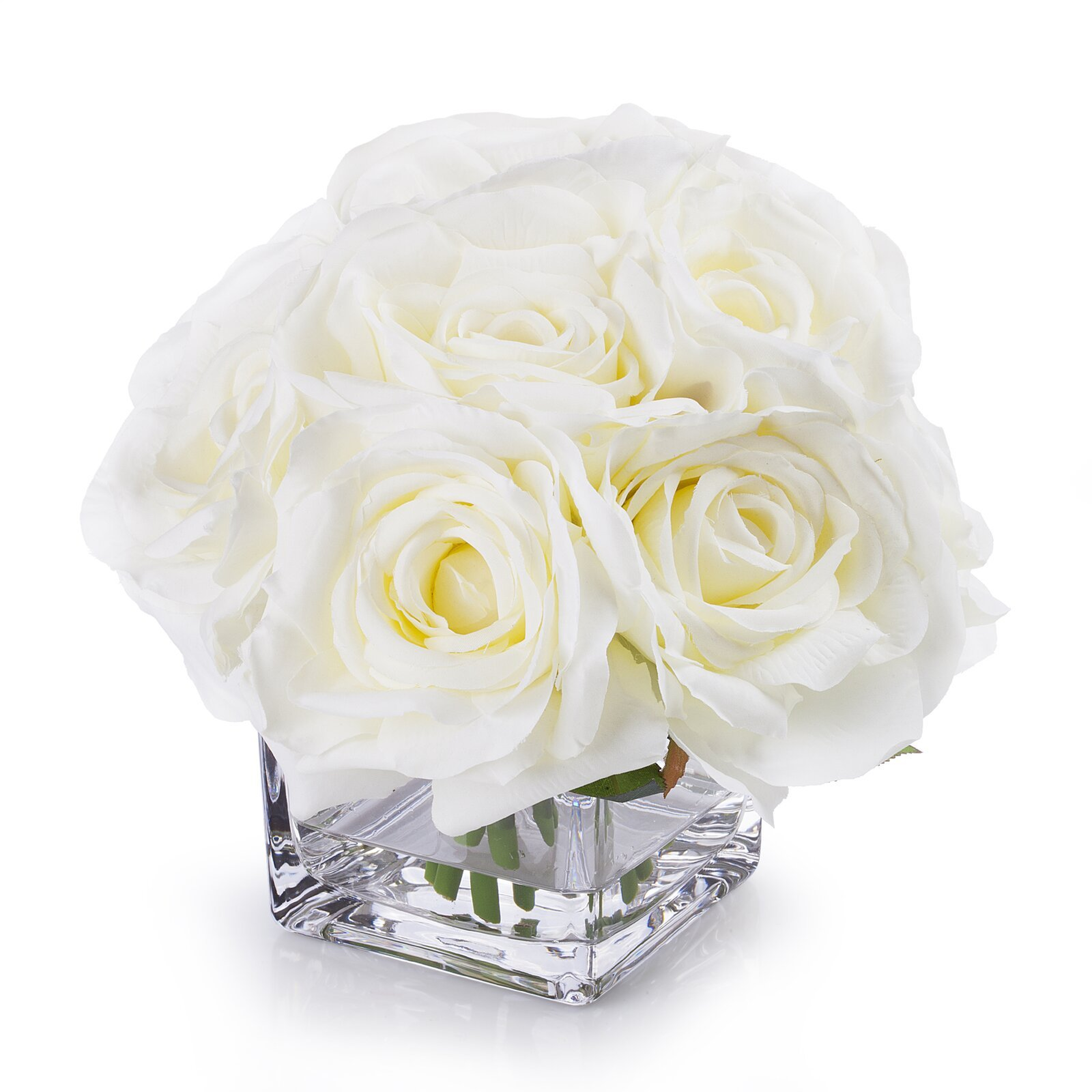 Rose Floral Arrangements and Centerpieces in Vase - Wayfair