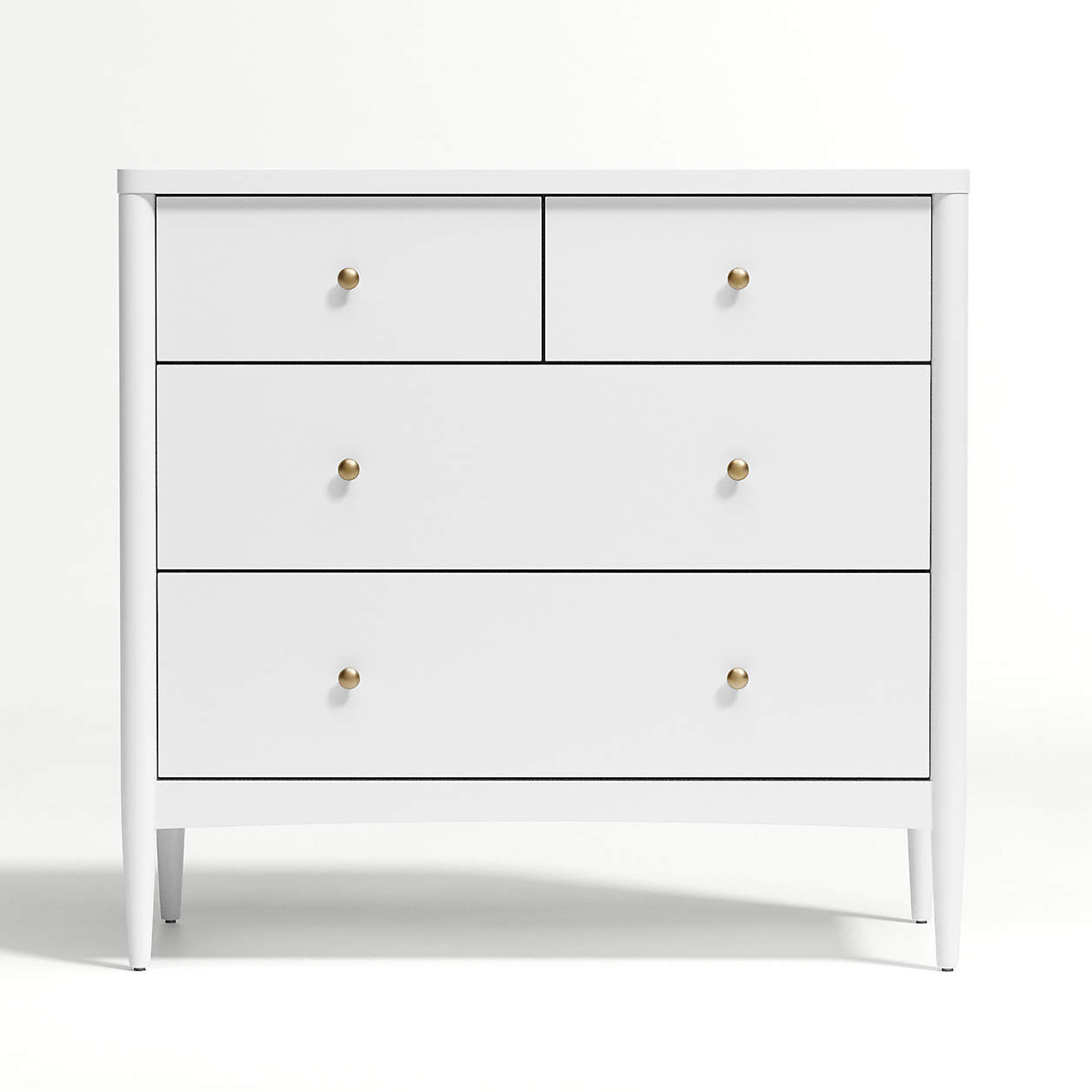 Kids Hampshire White 4-Drawer Dresser - Crate and Barrel