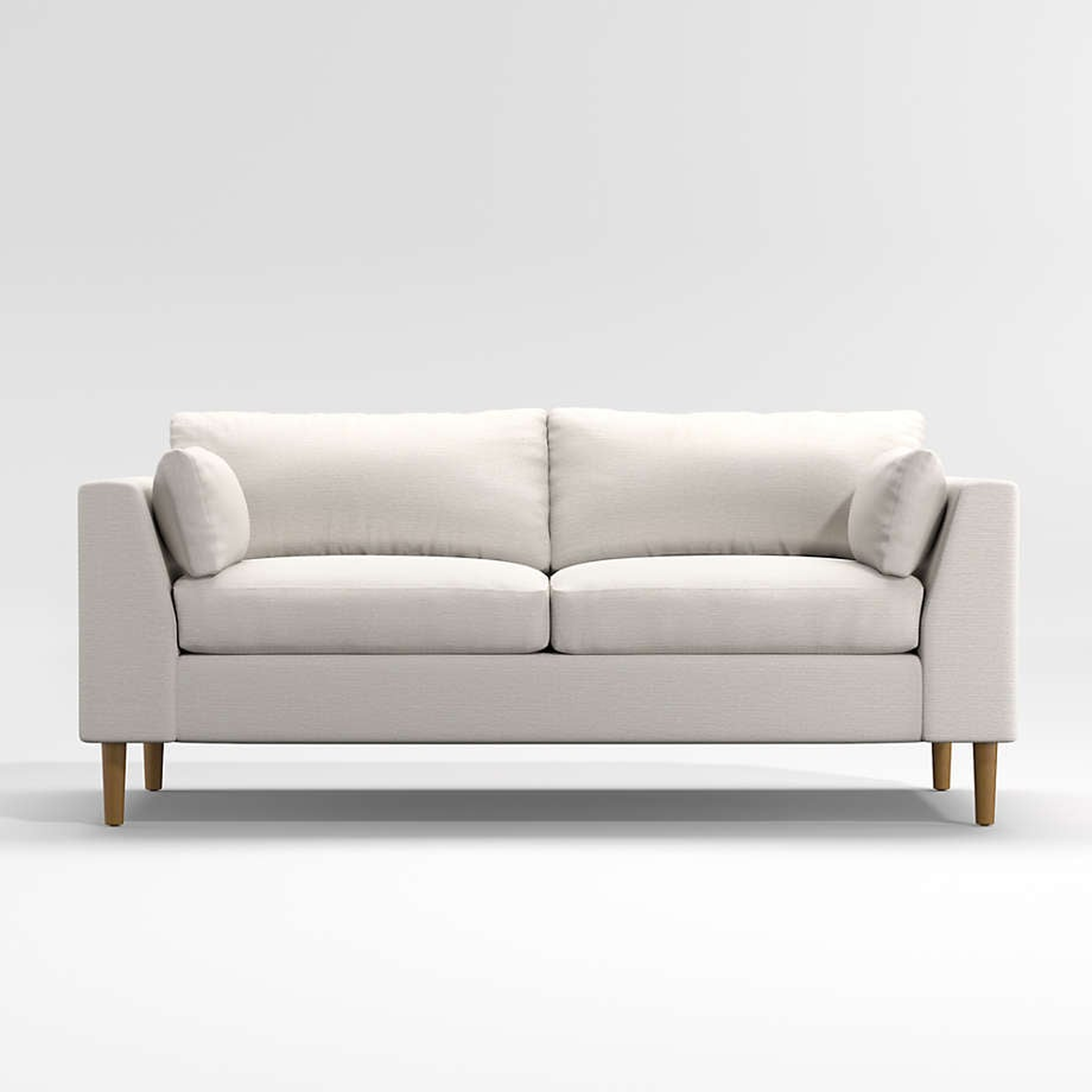 Avondale Wood Leg Apartment Sofa - Crate and Barrel