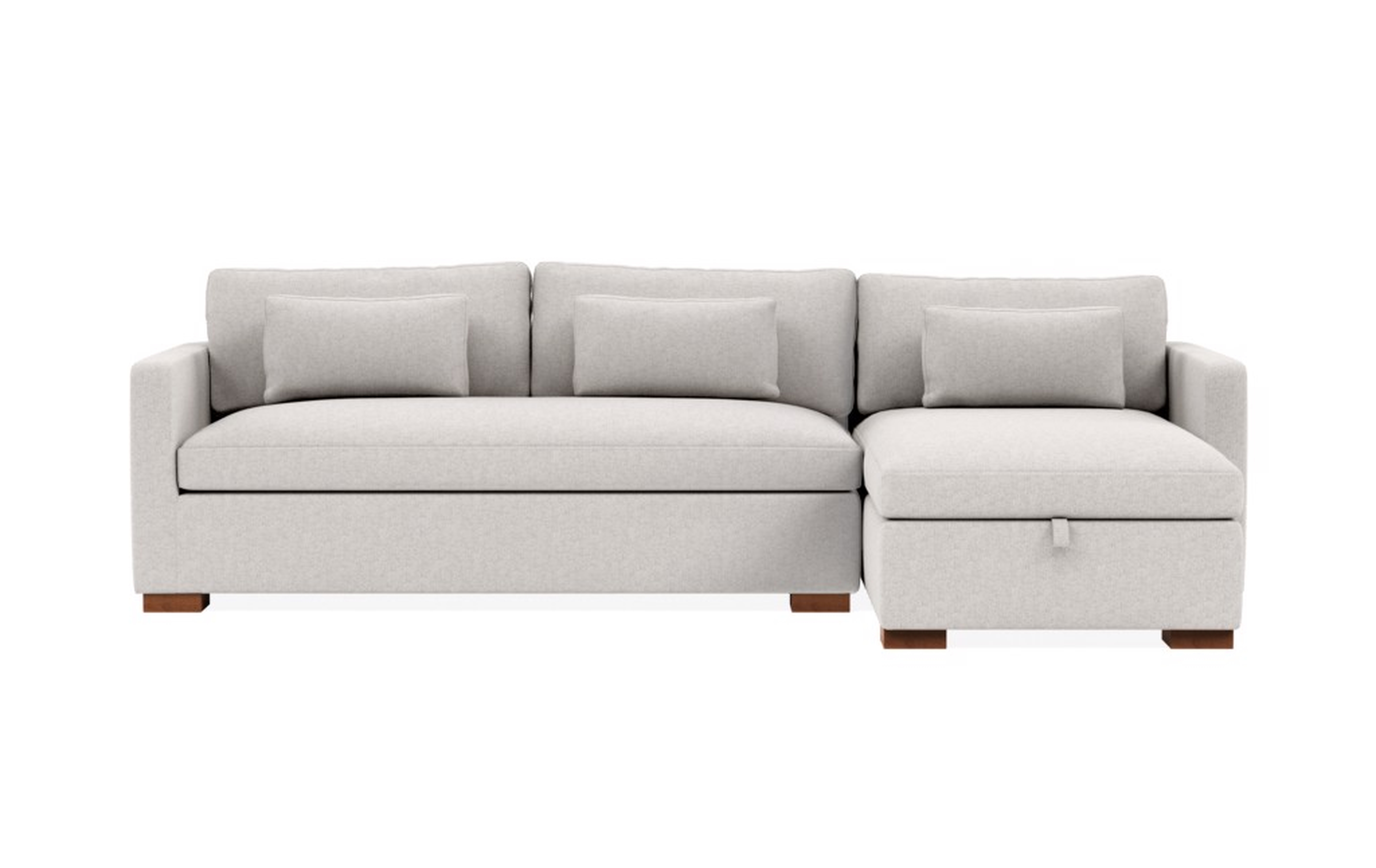 CHARLY Right Chaise Storage Sectional - Interior Define