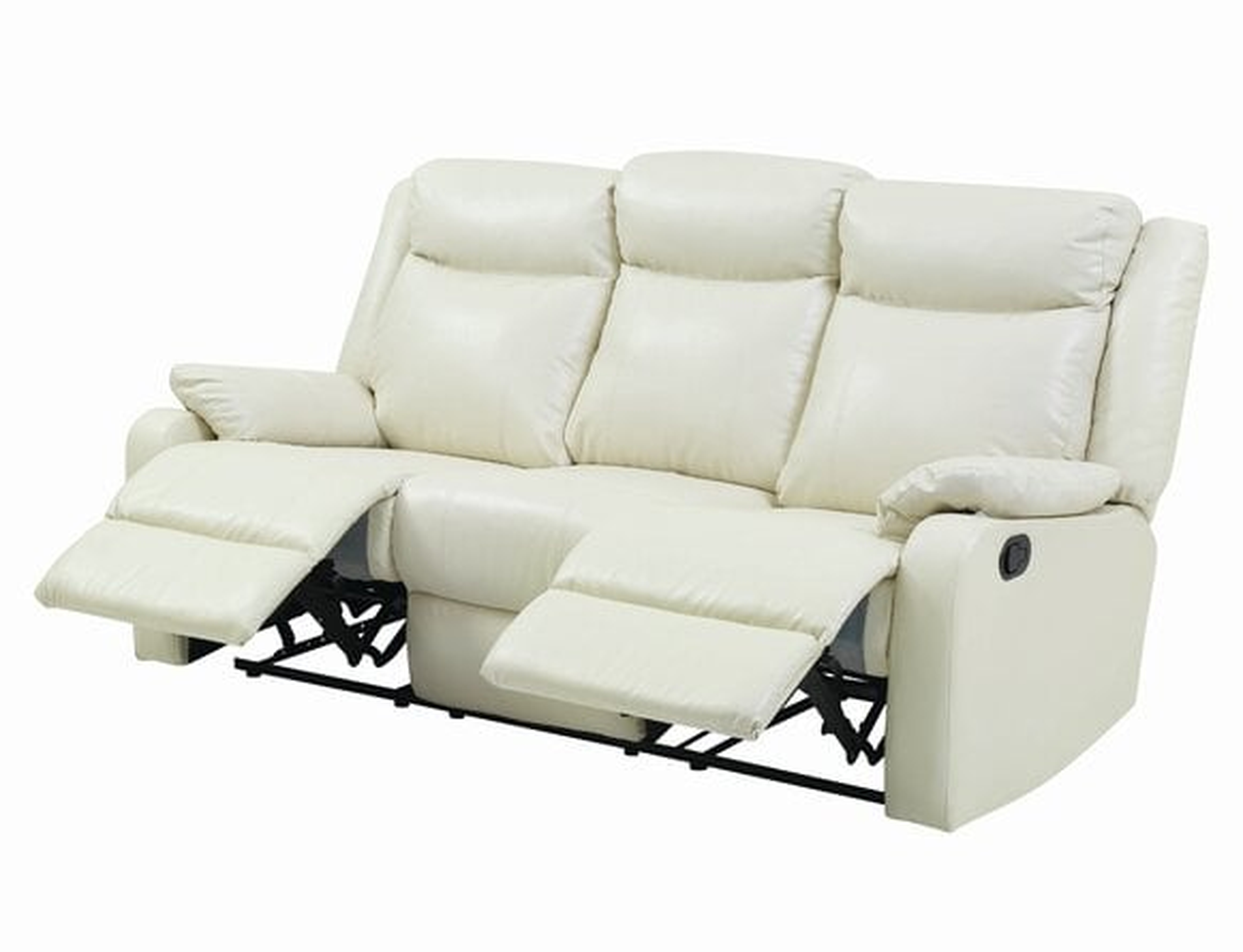 Bremen 76" Faux Leather Pillow Top Arm Reclining Sofa - Wayfair