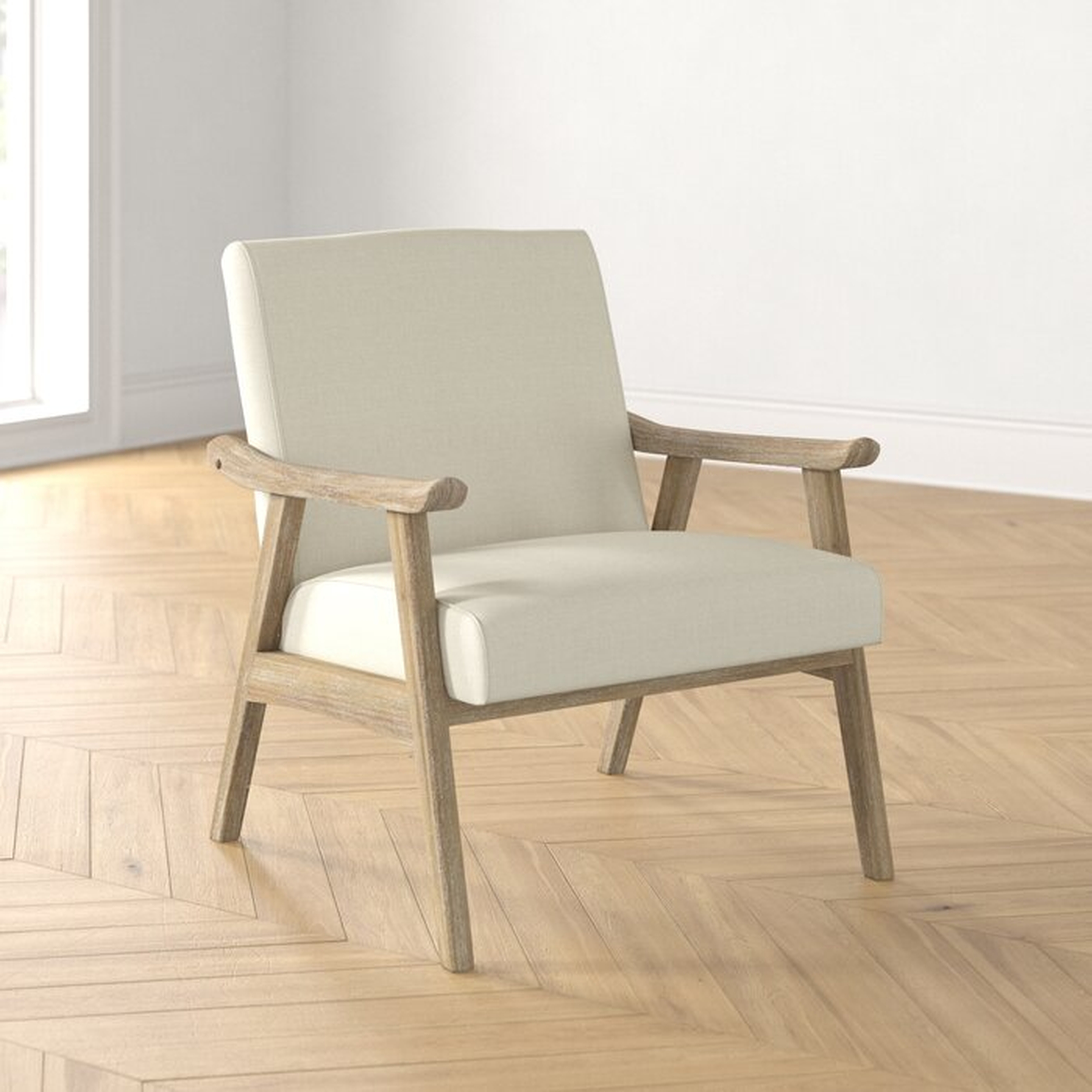 Kayla Lounge Chair -  Linen - Wayfair