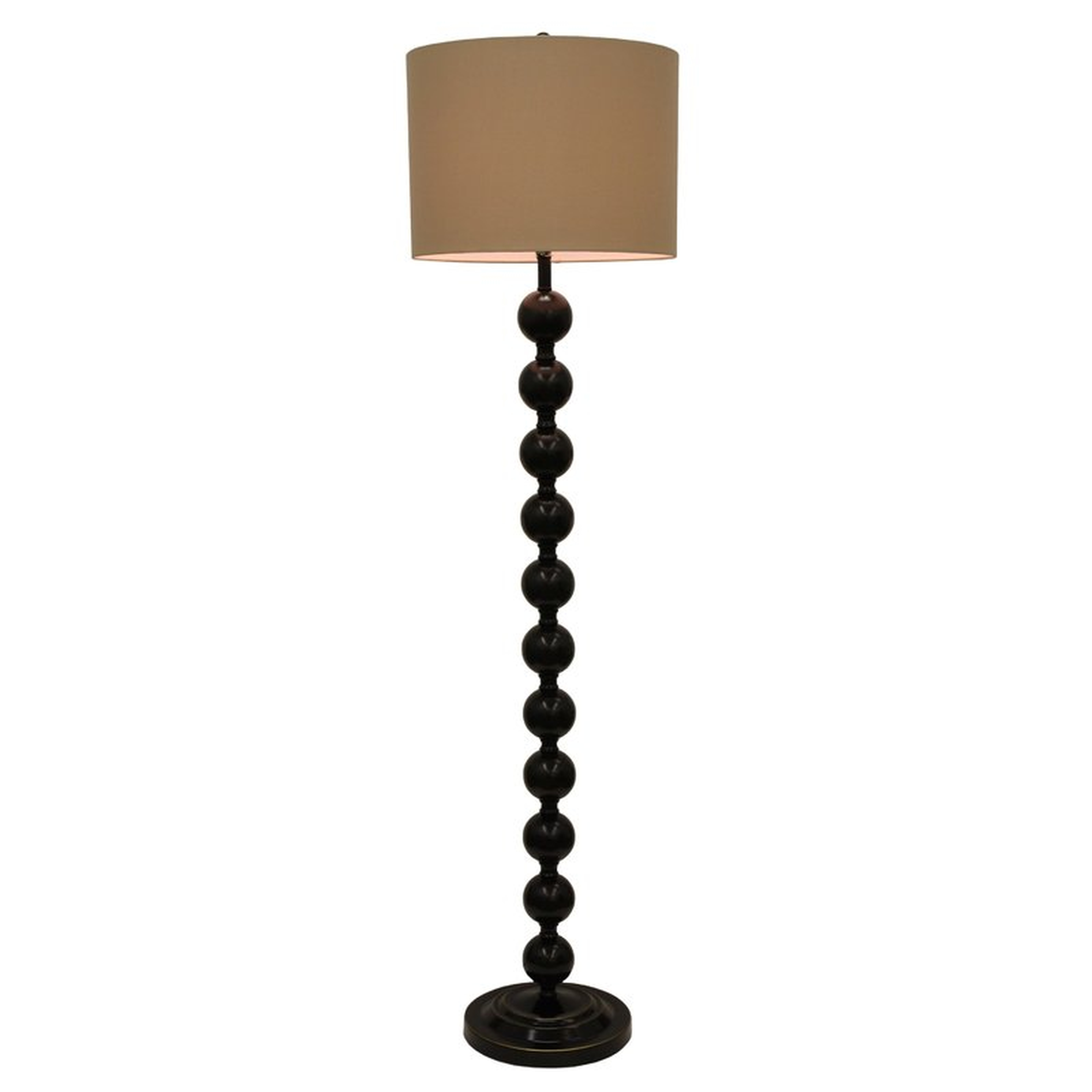 Gael 59" Floor Lamp, Bronzel - Wayfair